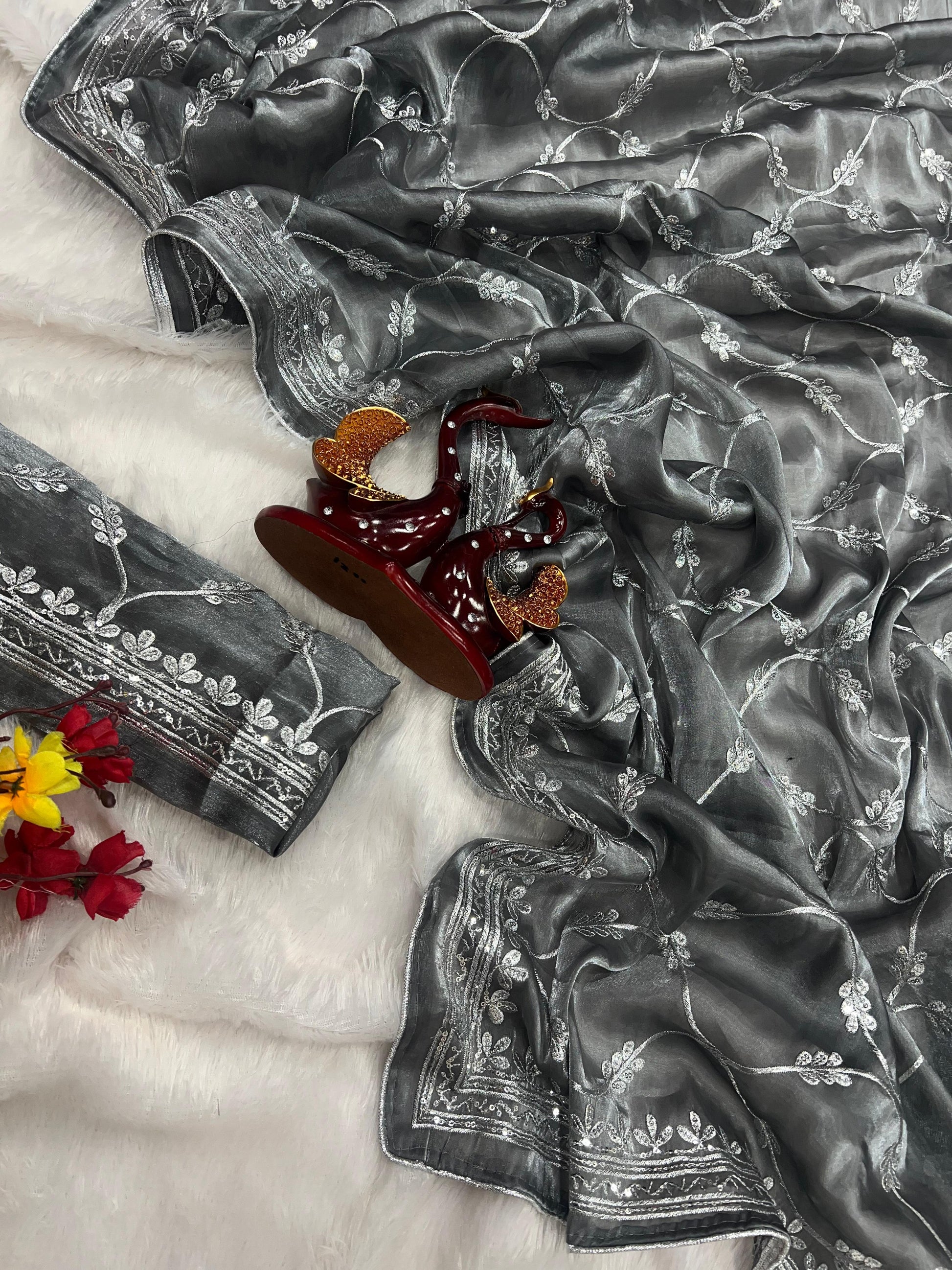 Attractive Organza Saree In USA