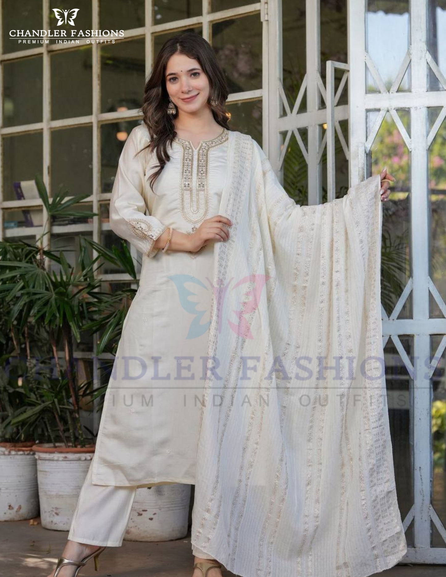 Pretty Embroidery Work Salwar Suits With Dupatta Set Near Me