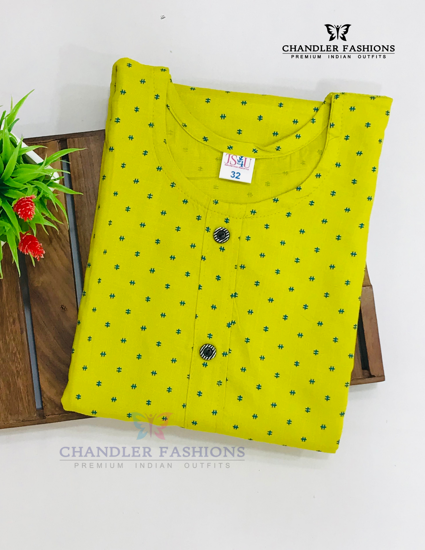 Stunning Yellow Color Rayon Printed Work Kurti Near Me