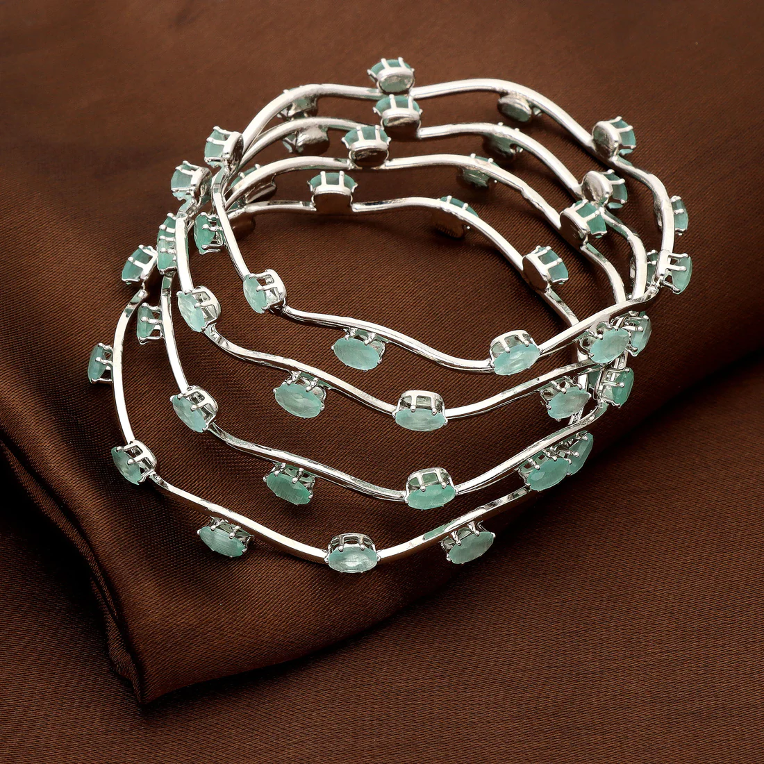 Silver Plated Oxidized Bangles Near Me