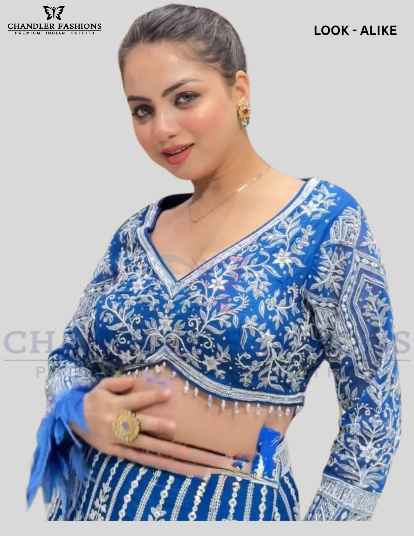 Elegant Sequins Work Wedding Lehenga Choli For Women Near Me