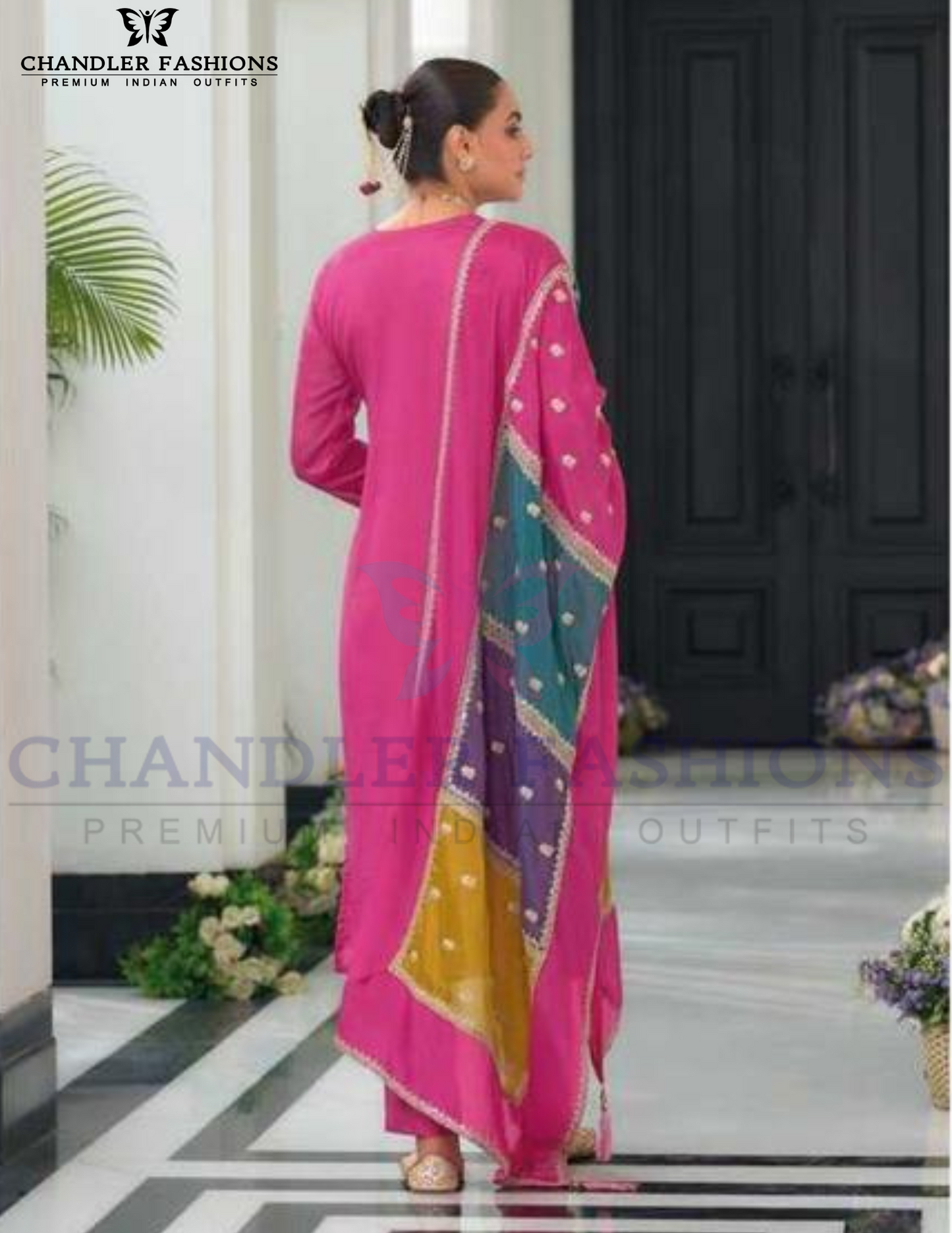 Chinon Salwar Suits For Women In USA