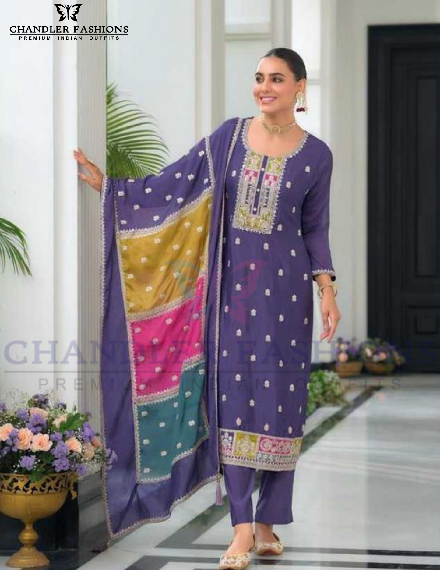 Chinon Salwar Suits For Women Near Me