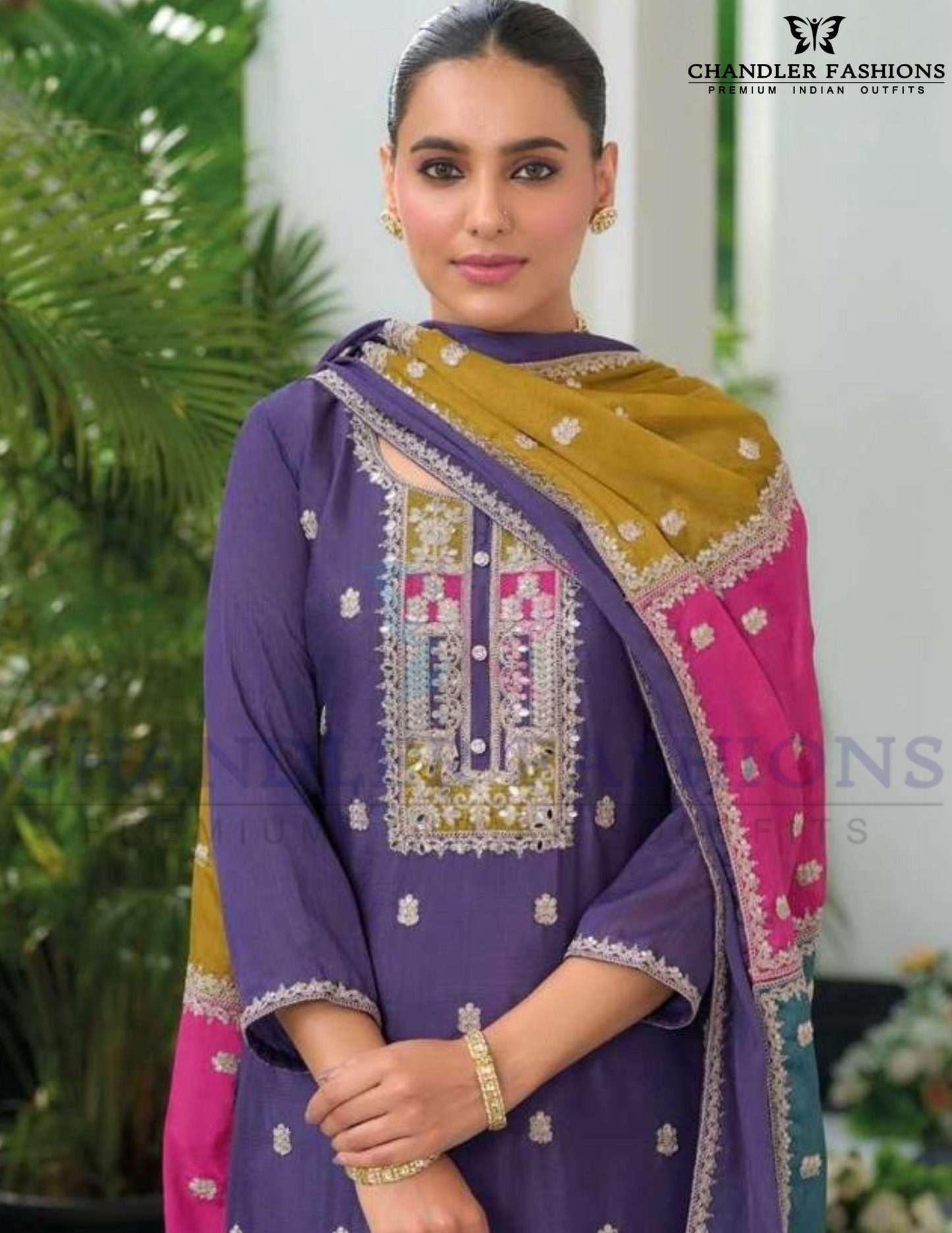 Charming Violet Color Chinon For Women In USA