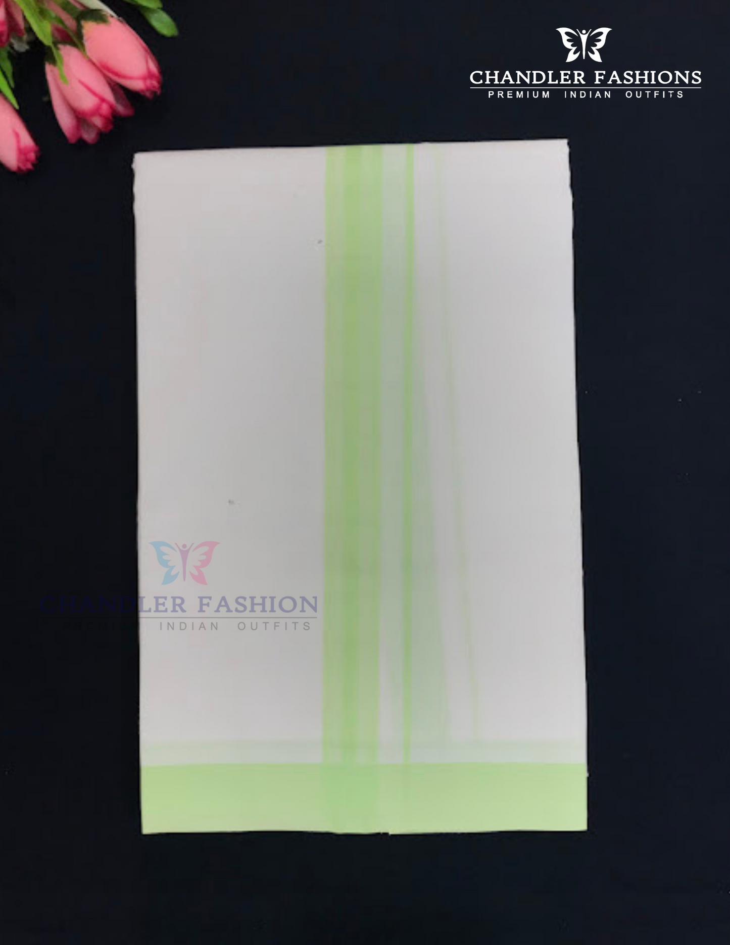 Attractive Light Green Colored Shirt And Dhoti Set In Mesa