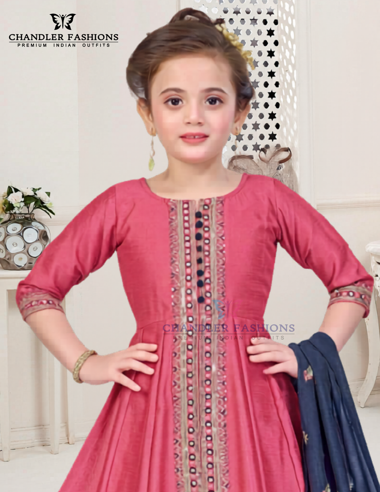 Pink Color Silk With Embroidery And Zari Work Kurti Suit Near Me