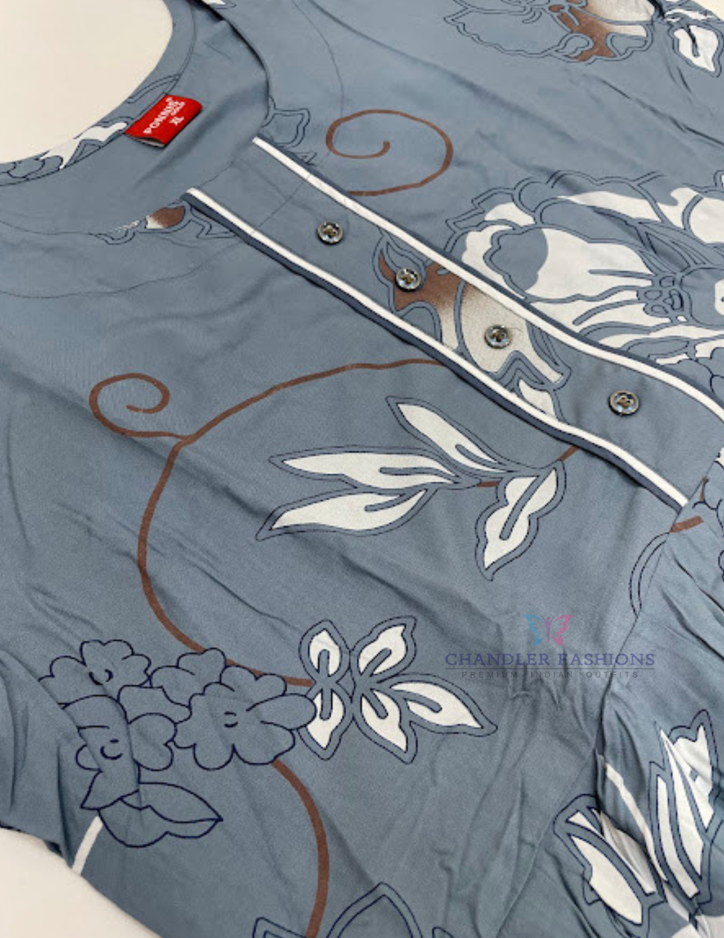 Pretty Printed Work Nighty In Mesa