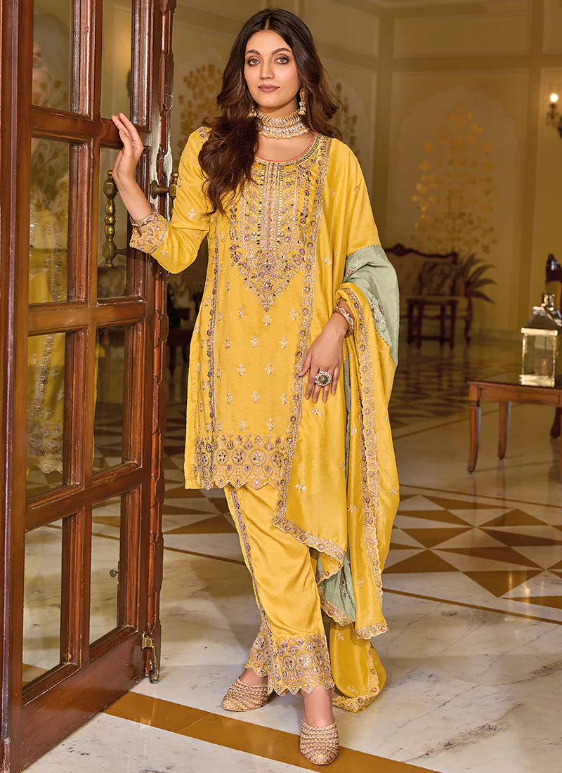 Festival Wedding Pant Salwar Kameez in USA