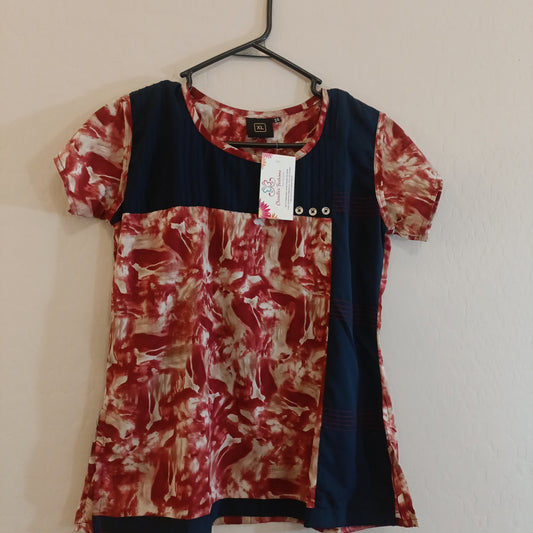 Gorgeous Multicolor Short Kurti For Girls