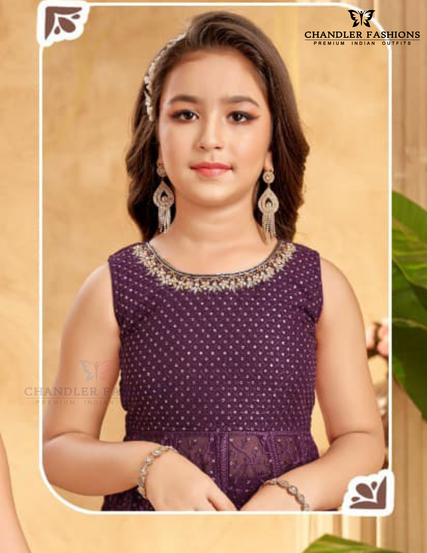 Wine Colored Embroidery And Sequins Work Kurti Suits In USA