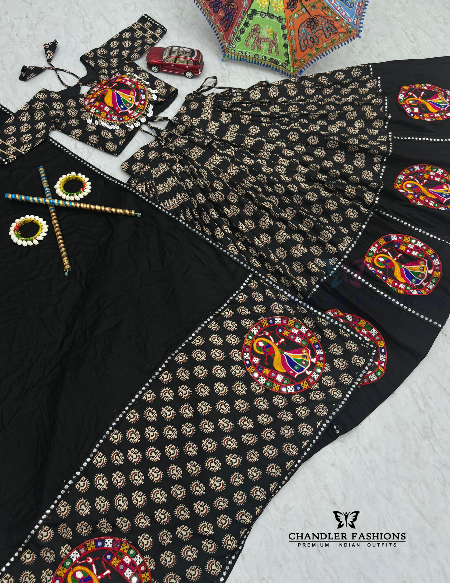 Kamthi Work Chaniya Choli Set For Women In Mesa