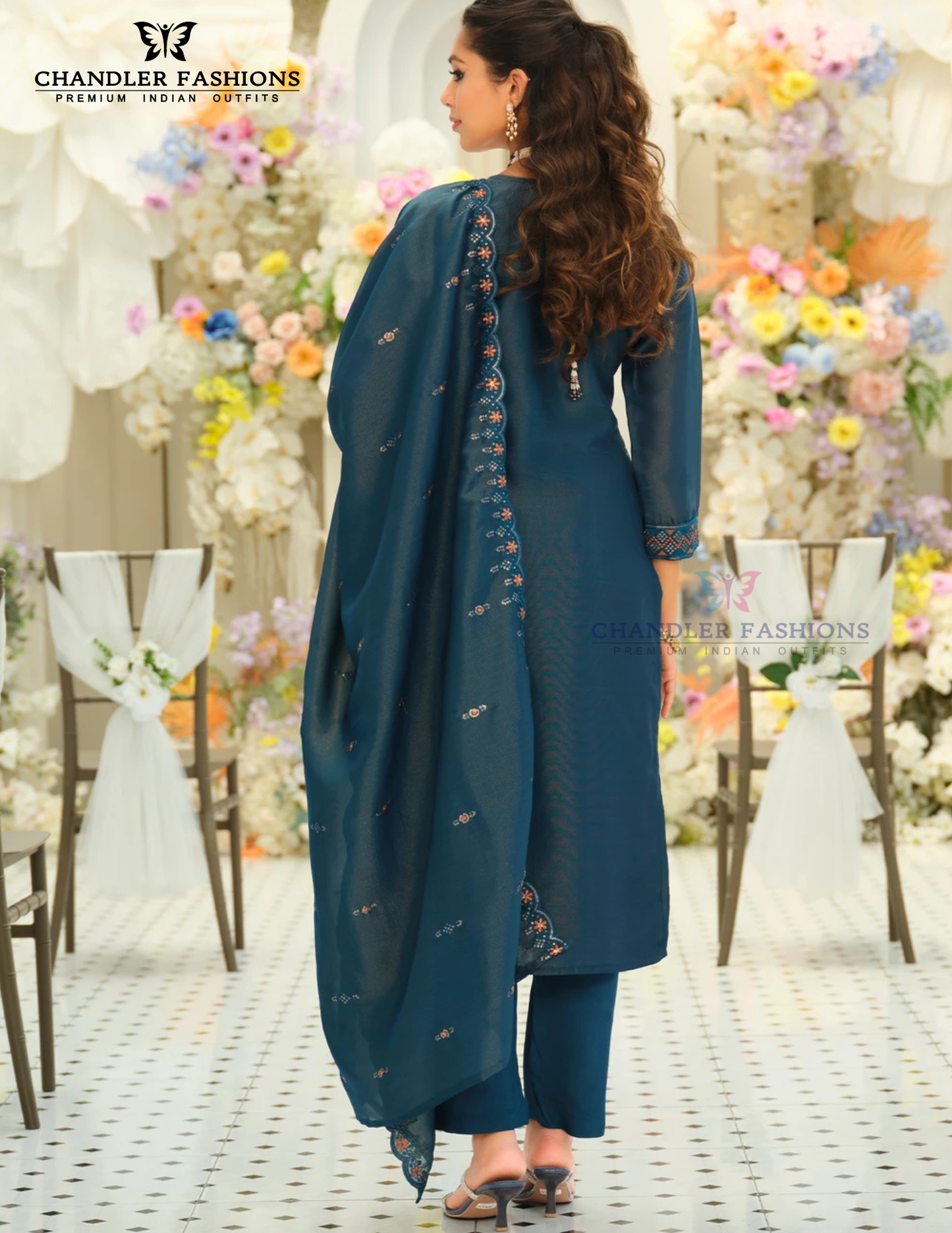 Graceful Blue Color Salwar Suits In Yuma