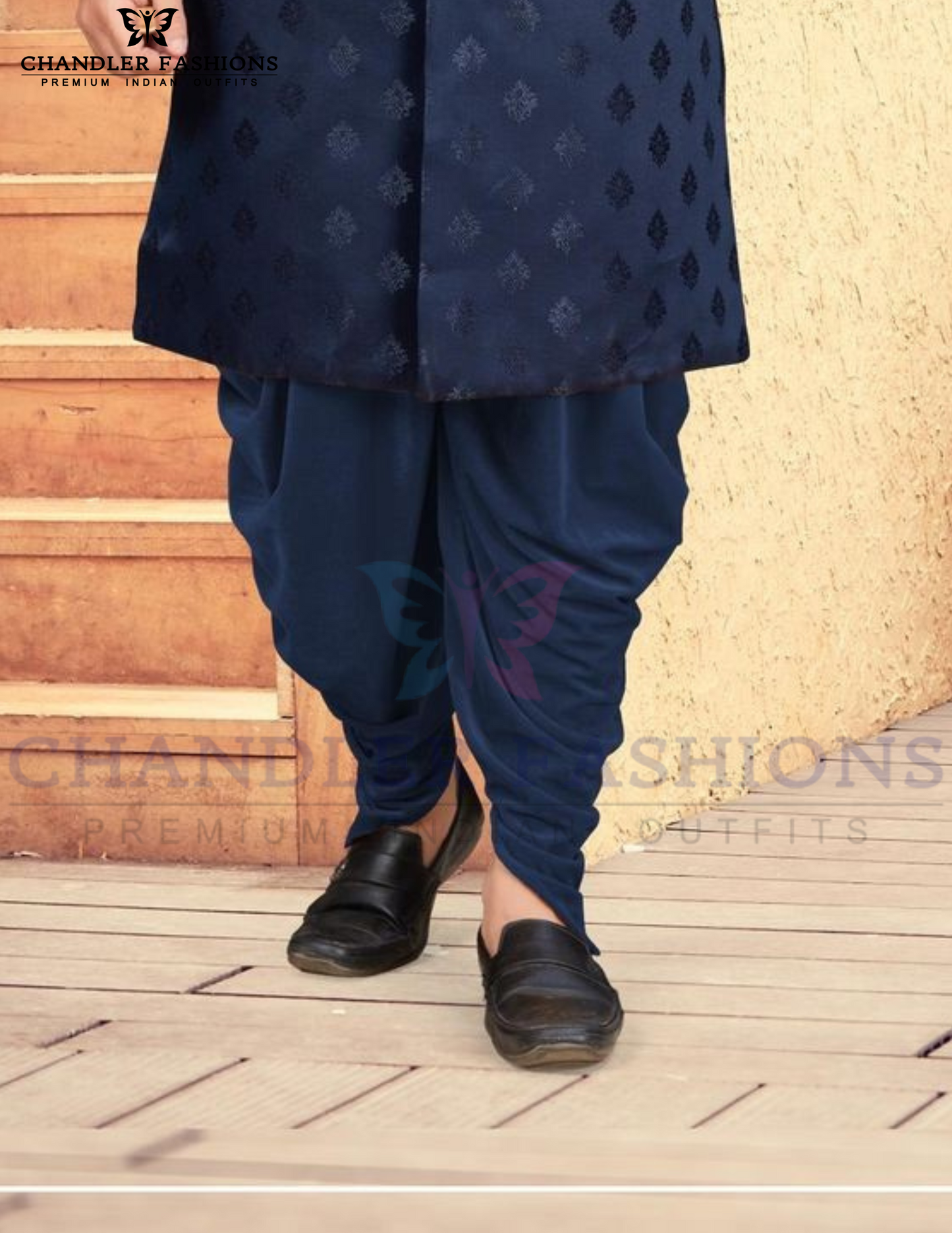 Pretty Navy Blue Color Silk Kurta In USA