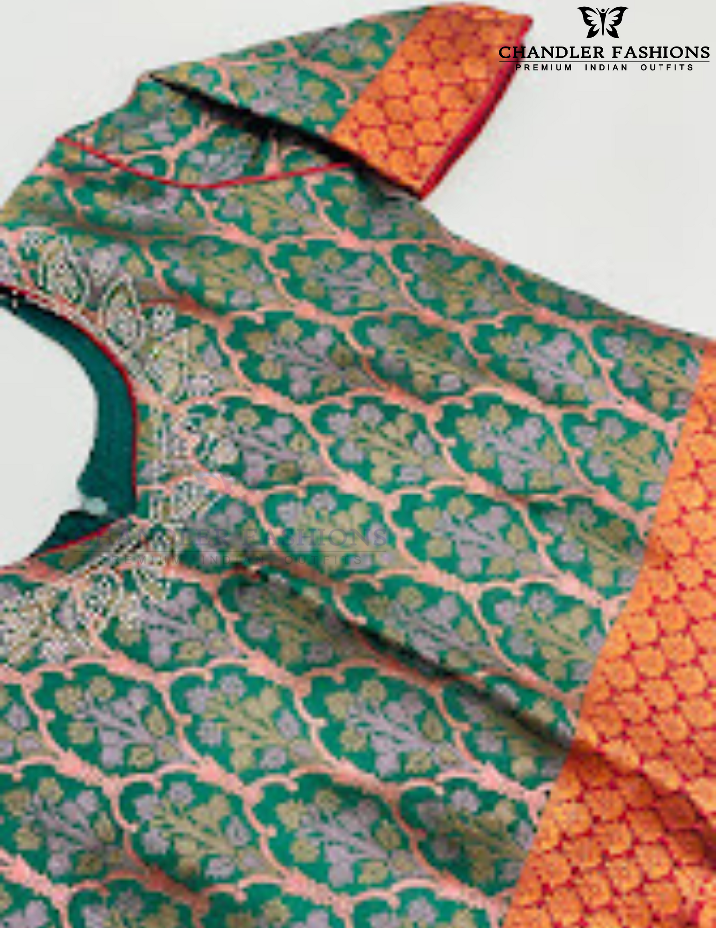 Alluring Dark Green Colored Silk Choli Sets With Stone Work For Girls