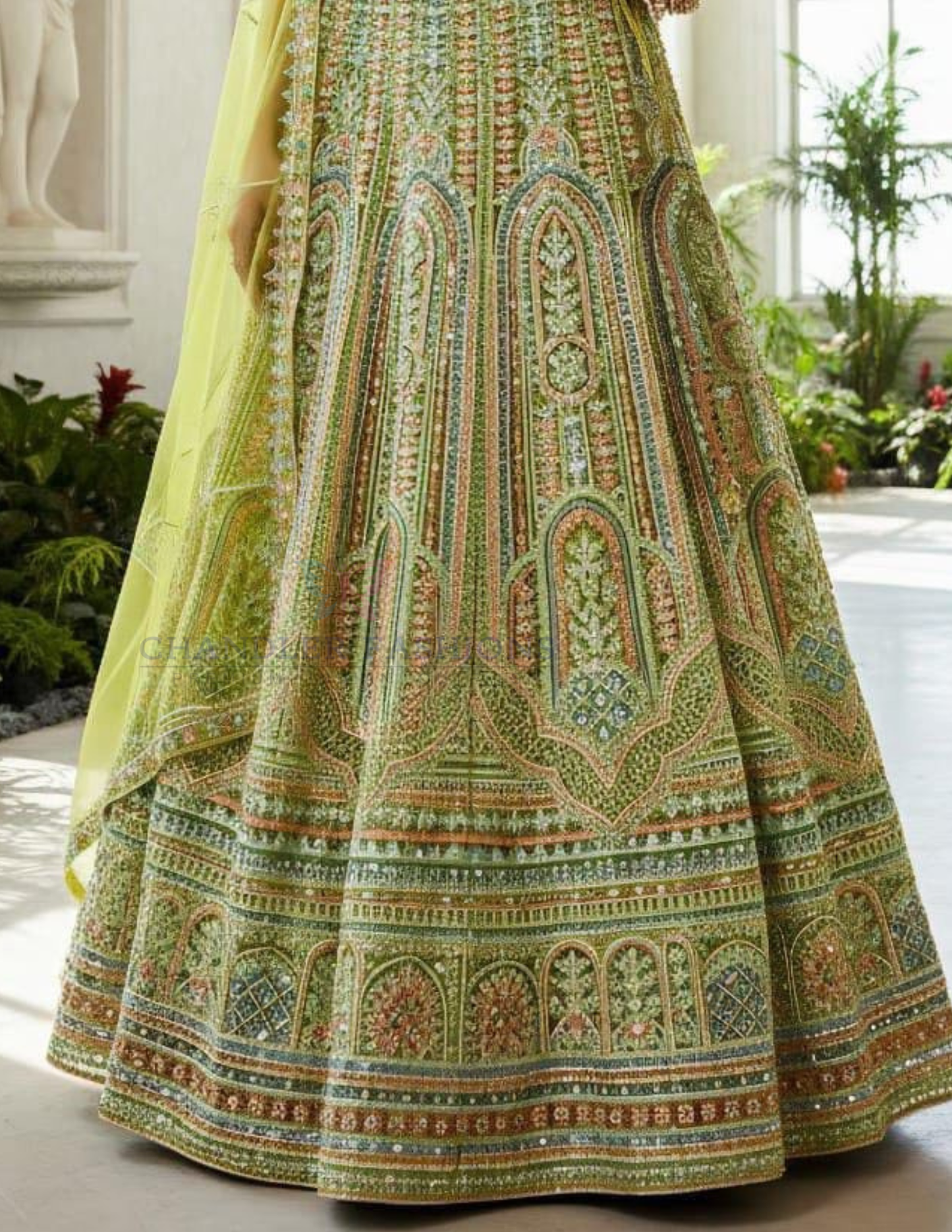 Embroidery And Sequins Work Lehenga In USA