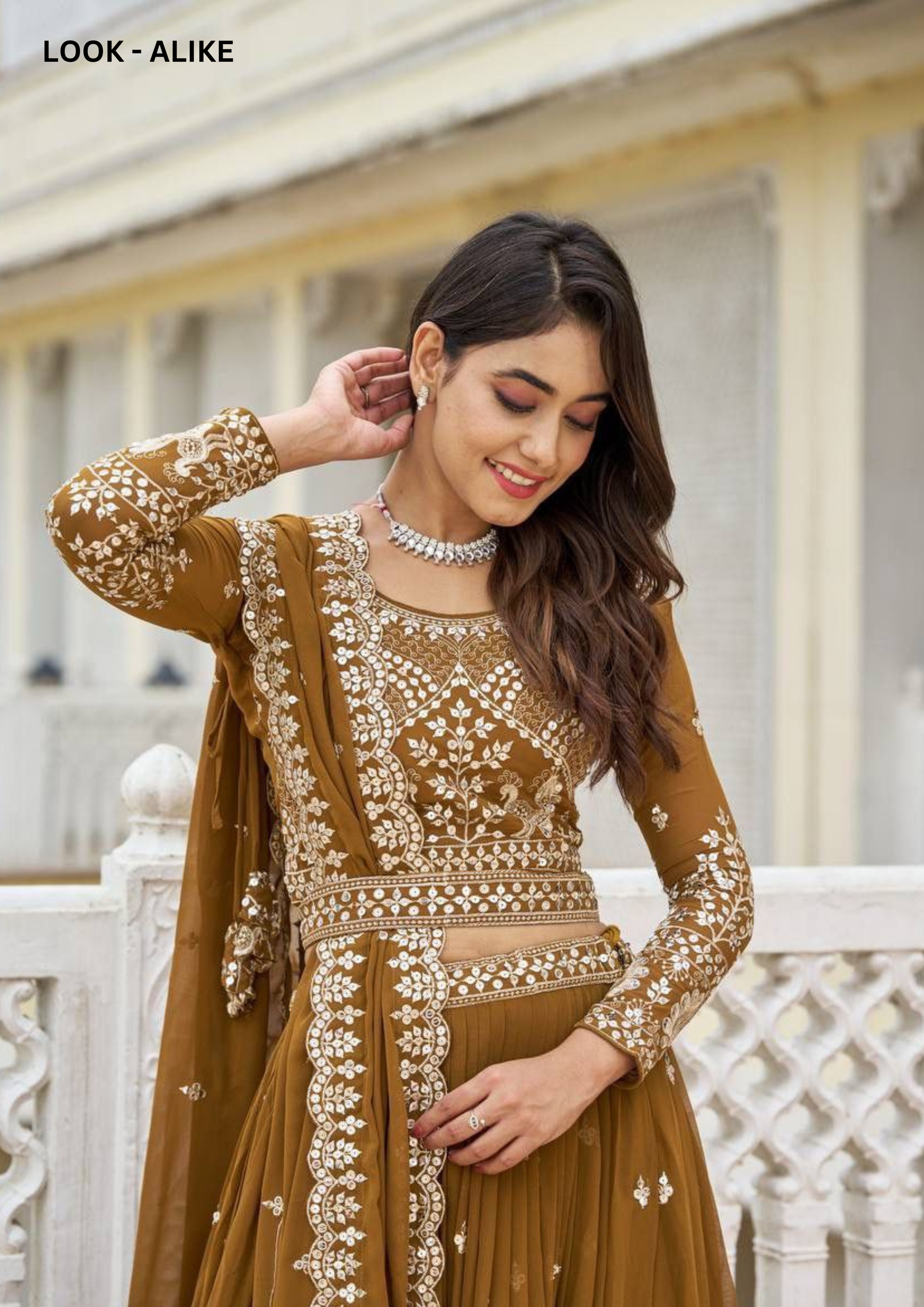 Appealing Mustard Yellow Colored Lehenga Choli Near Me