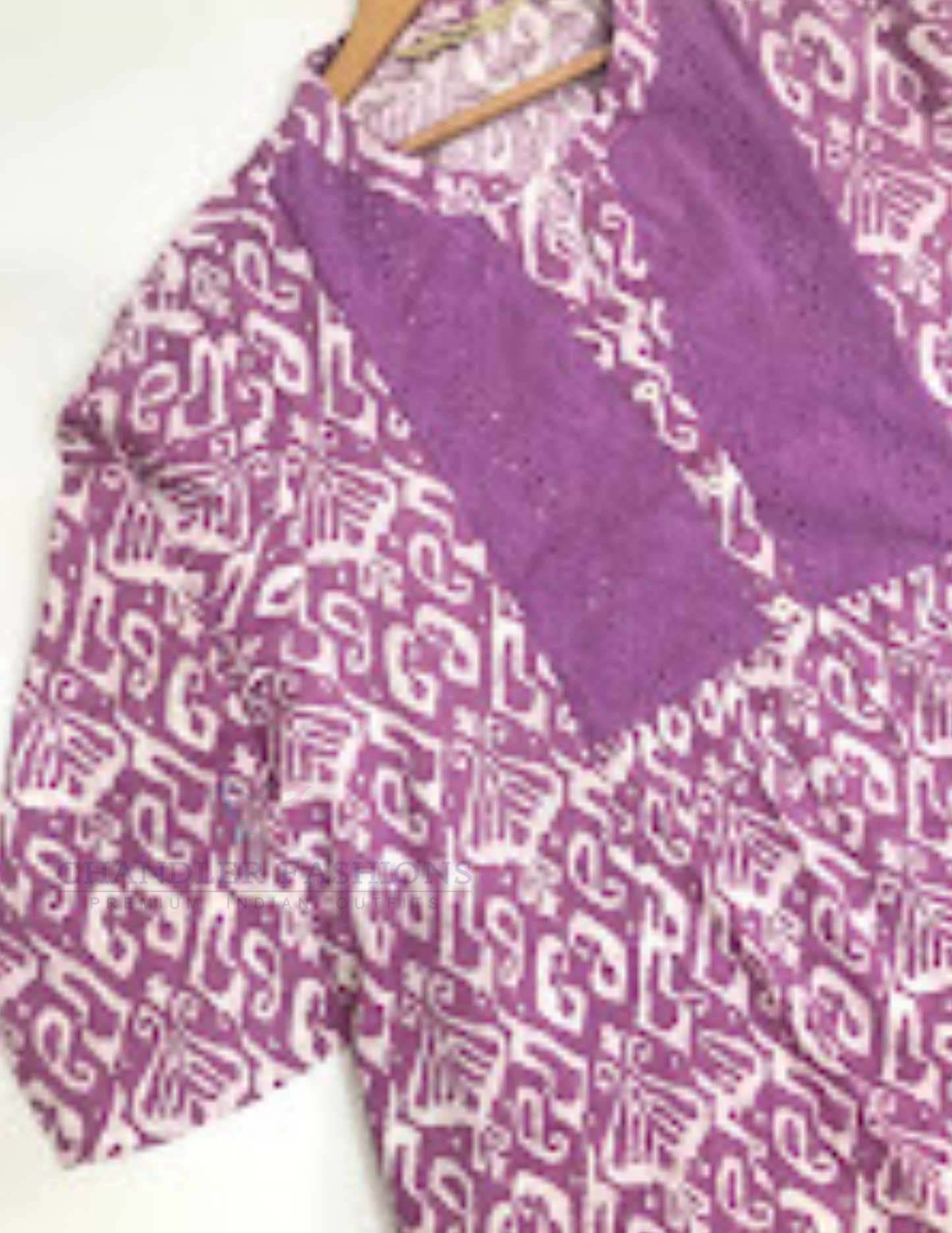 Light Purple Color Self Designed Cotton Kurti For Women In Yuma