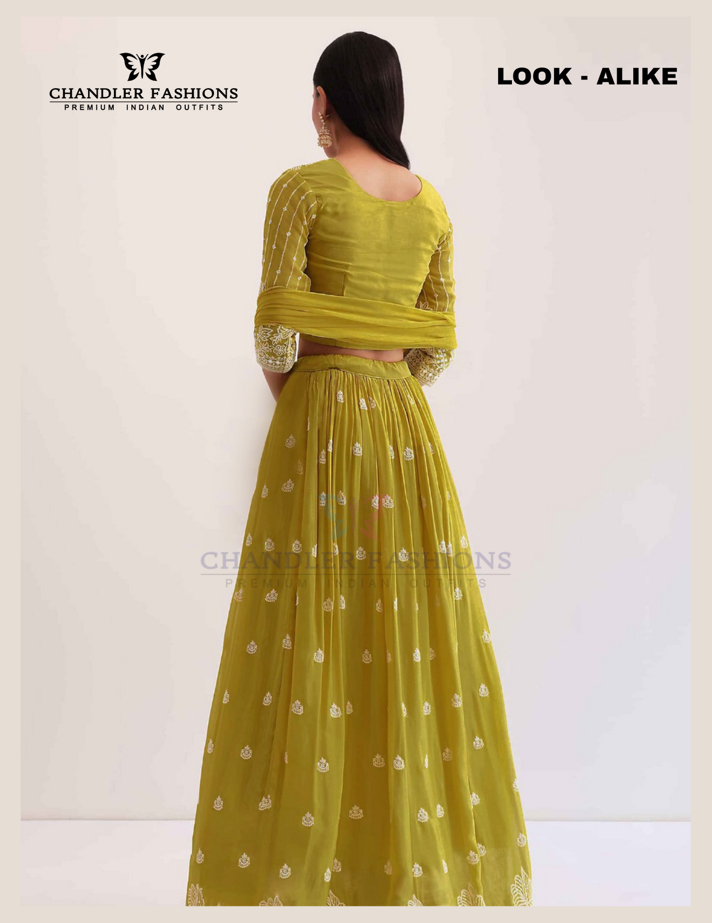 Mustard Yellow Color Georgette Lehenga Choli With Embroidery Work In USA