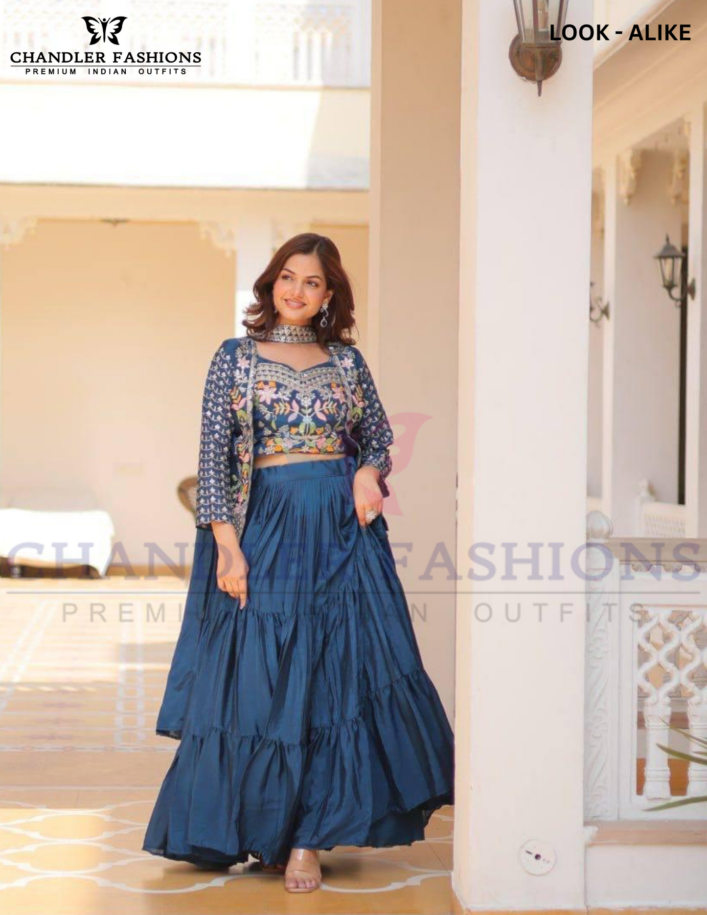Delightful Teal Blue Color Lehenga Choli For Women Near Me