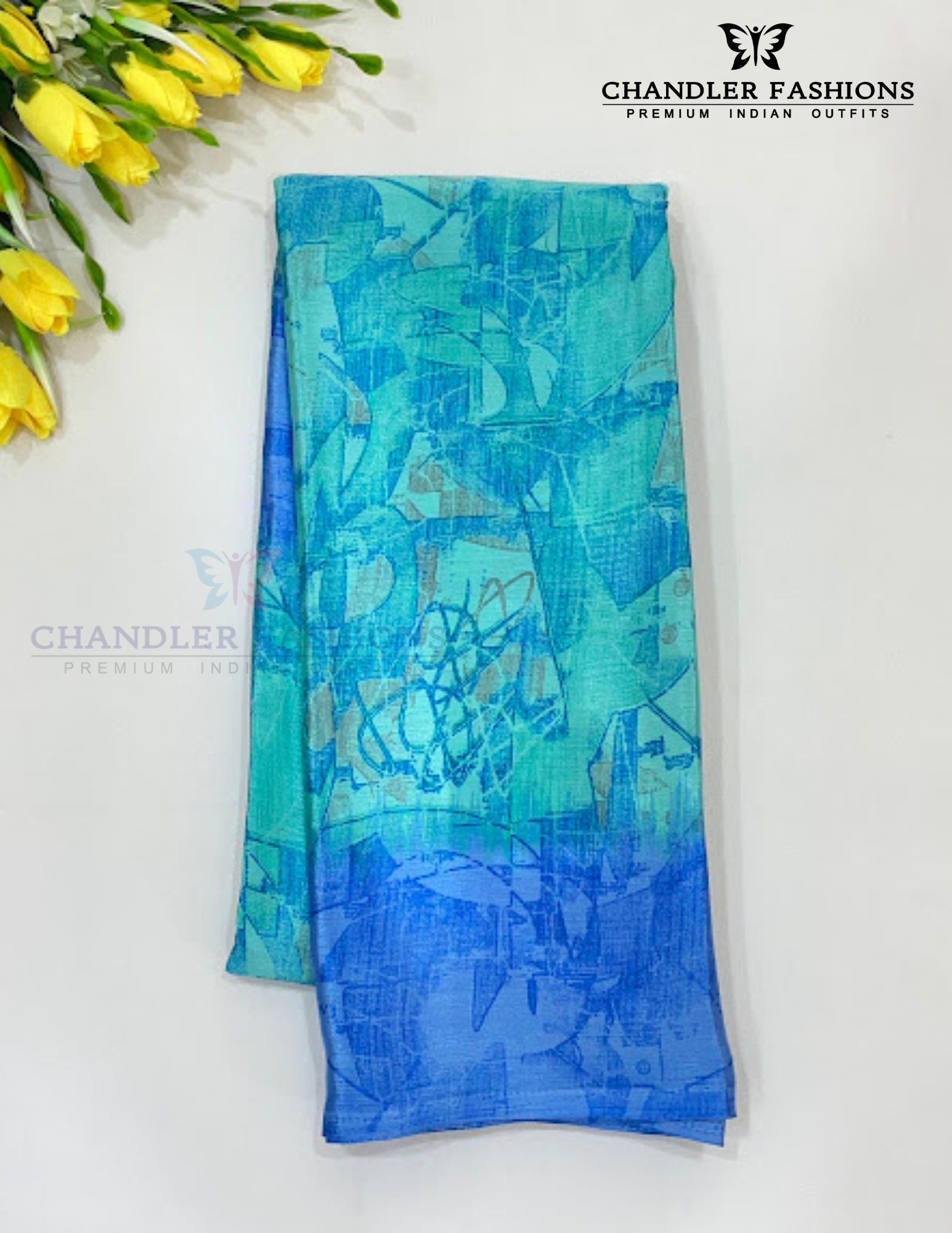 Amazing Rama Green Color Crepe Silk With Self Designed Saree For Women