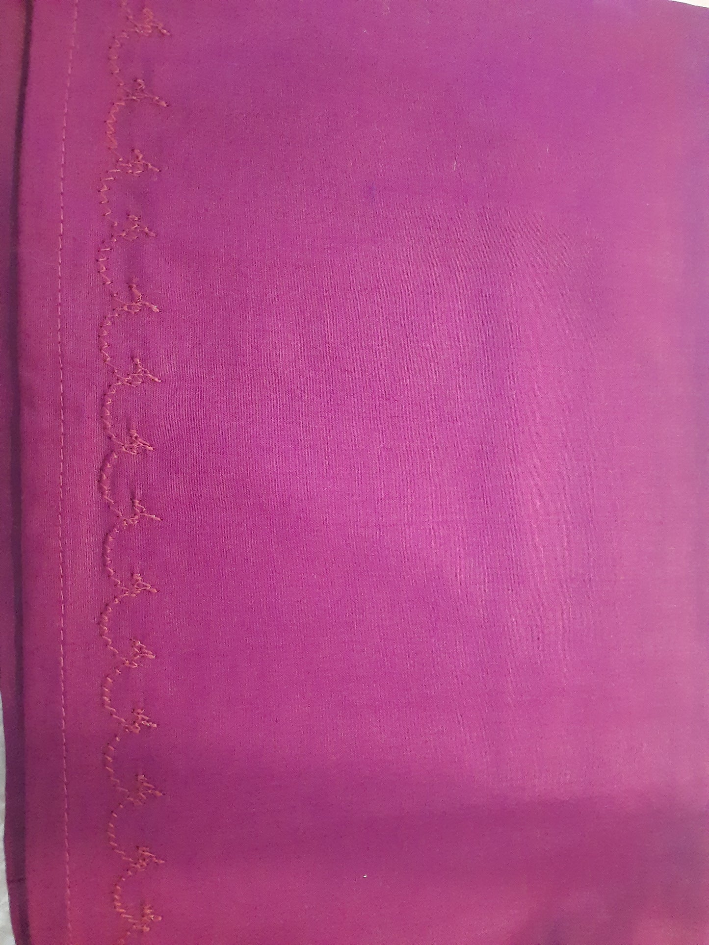 Charming Indigo Purple Women's Readymade Cotton Petticoat For Saree