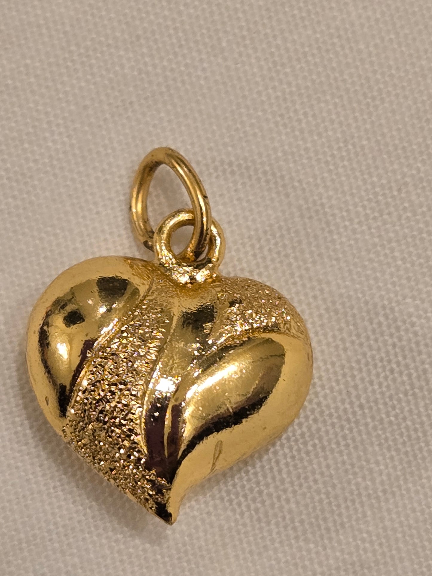 Beautiful Heart Shape Gold Pendant