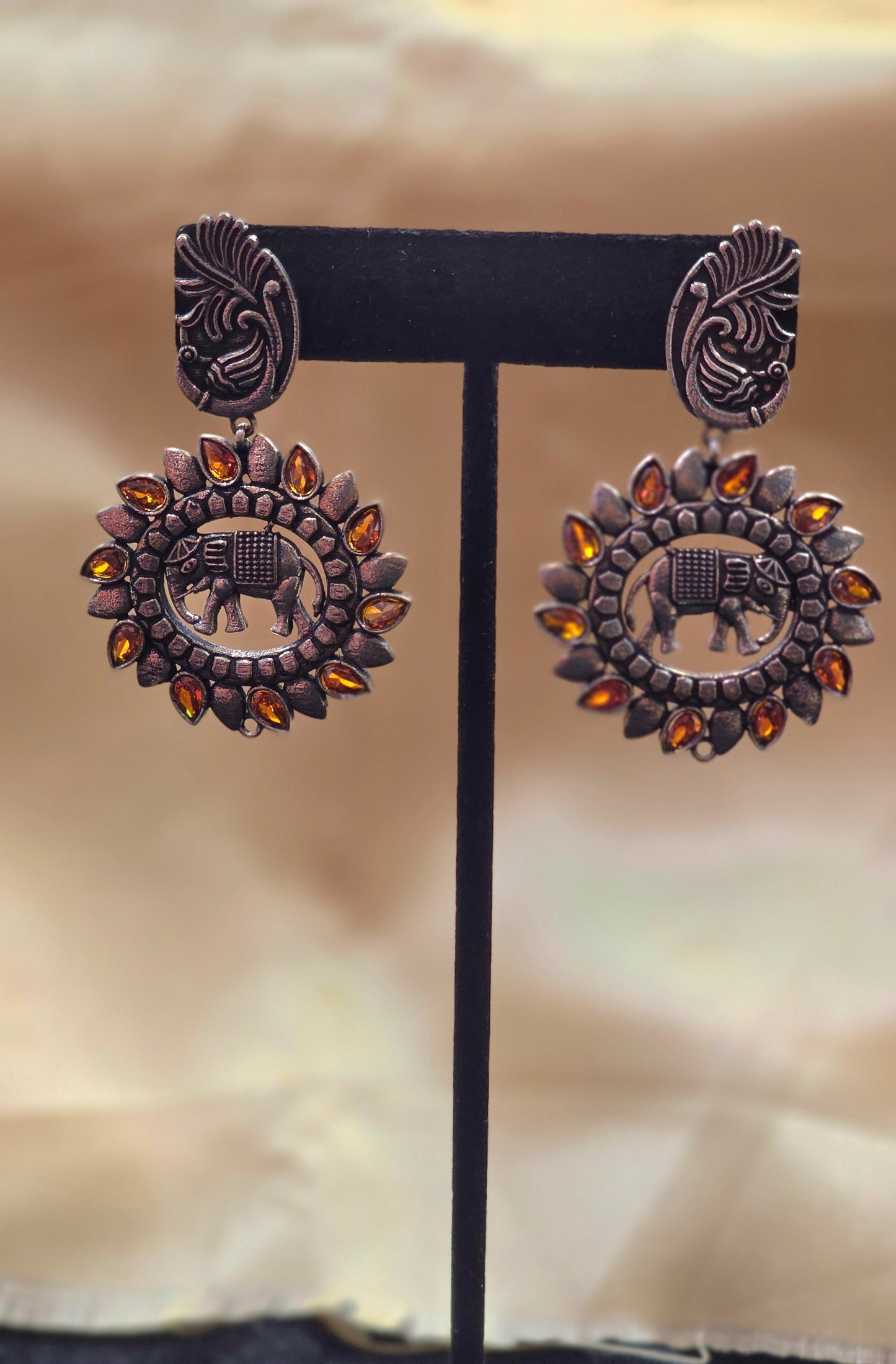 Elephant Design Earrings For Women Near Me