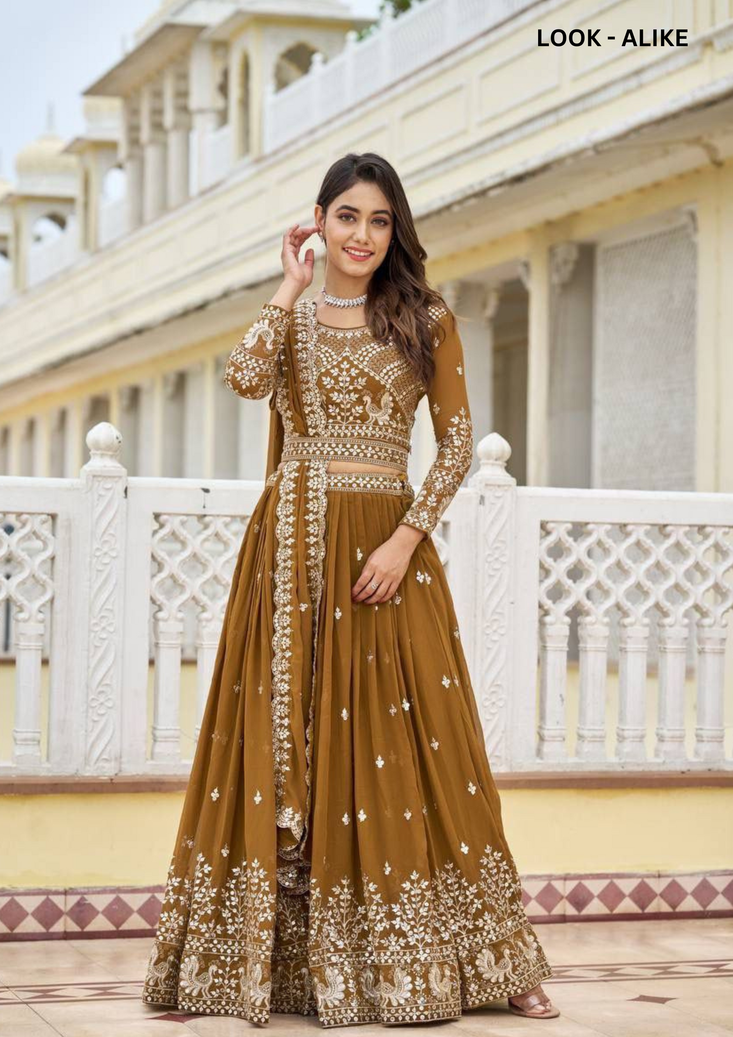 Embroidery With Sequins Work Lehenga Choli In USA