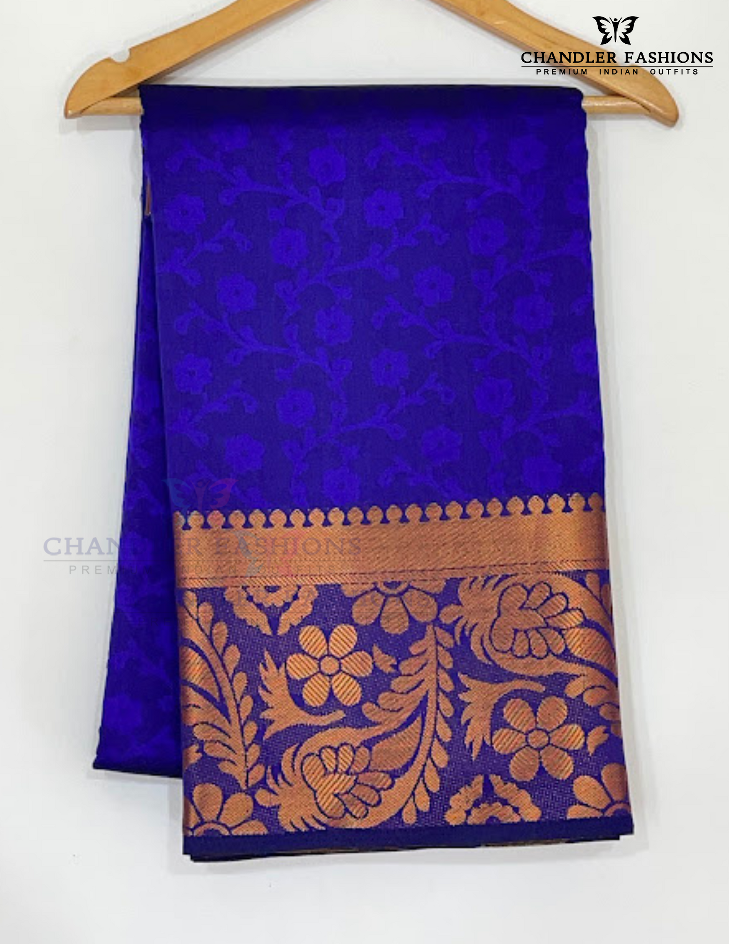 Attractive Dark Blue Art Silk Saree With Designer Zari Work Near Me