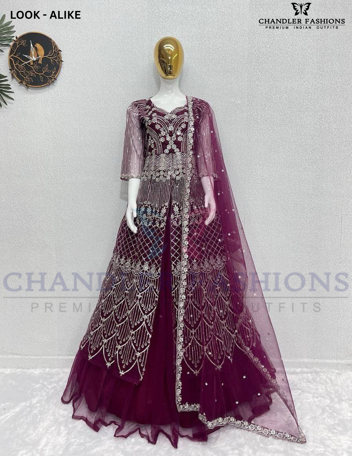 Appealing Wine Color Heavy Soft Net With Embroidery And Sequins Work Lehenga Choli For Women