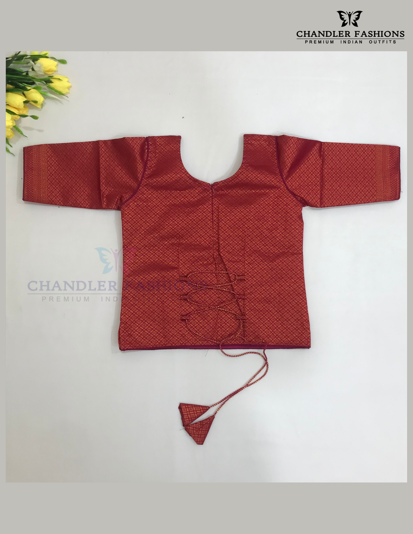 Dark Pink And Green Color Choli Sets In Yuma