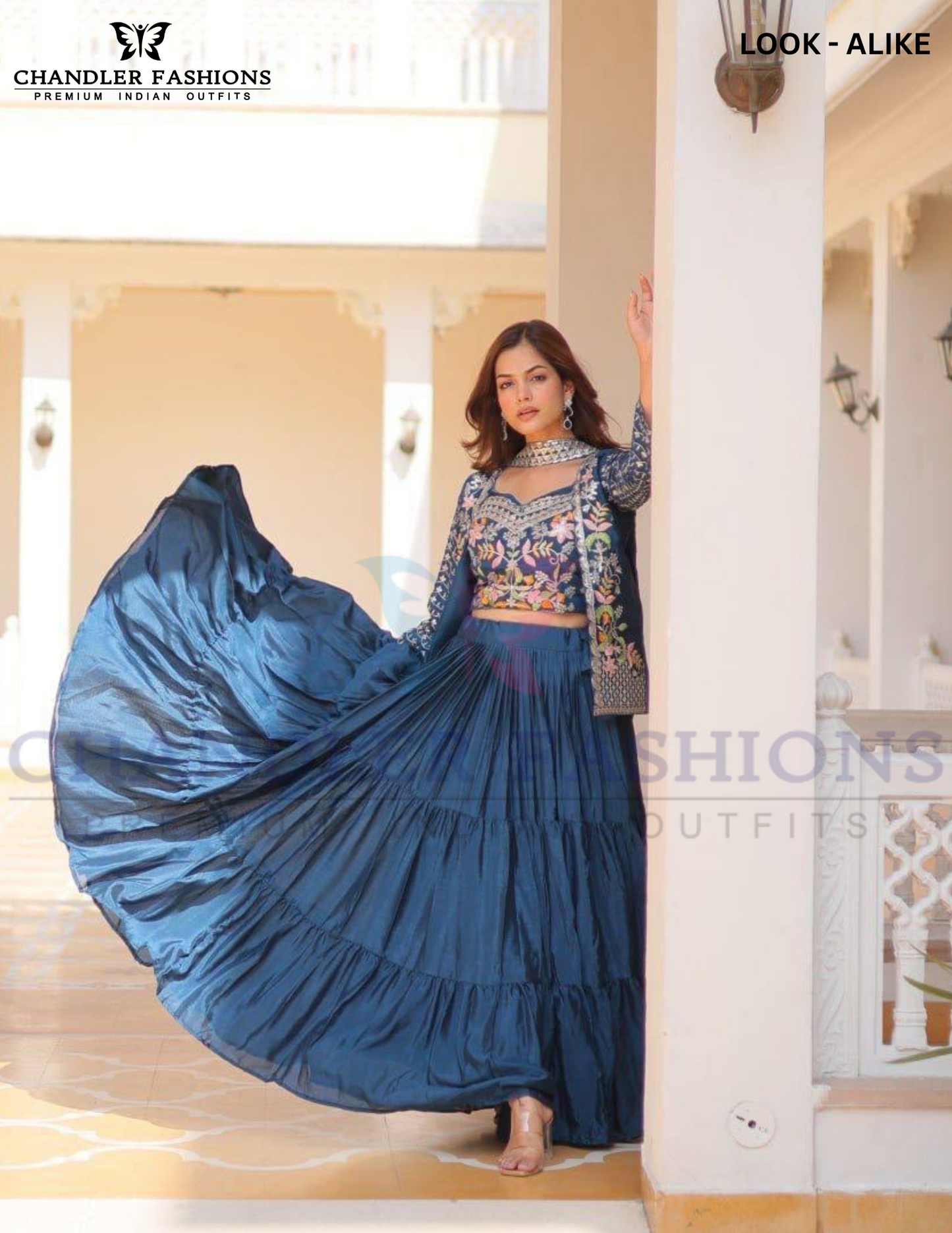 Teal Blue Lehenga Choli For Women In USA