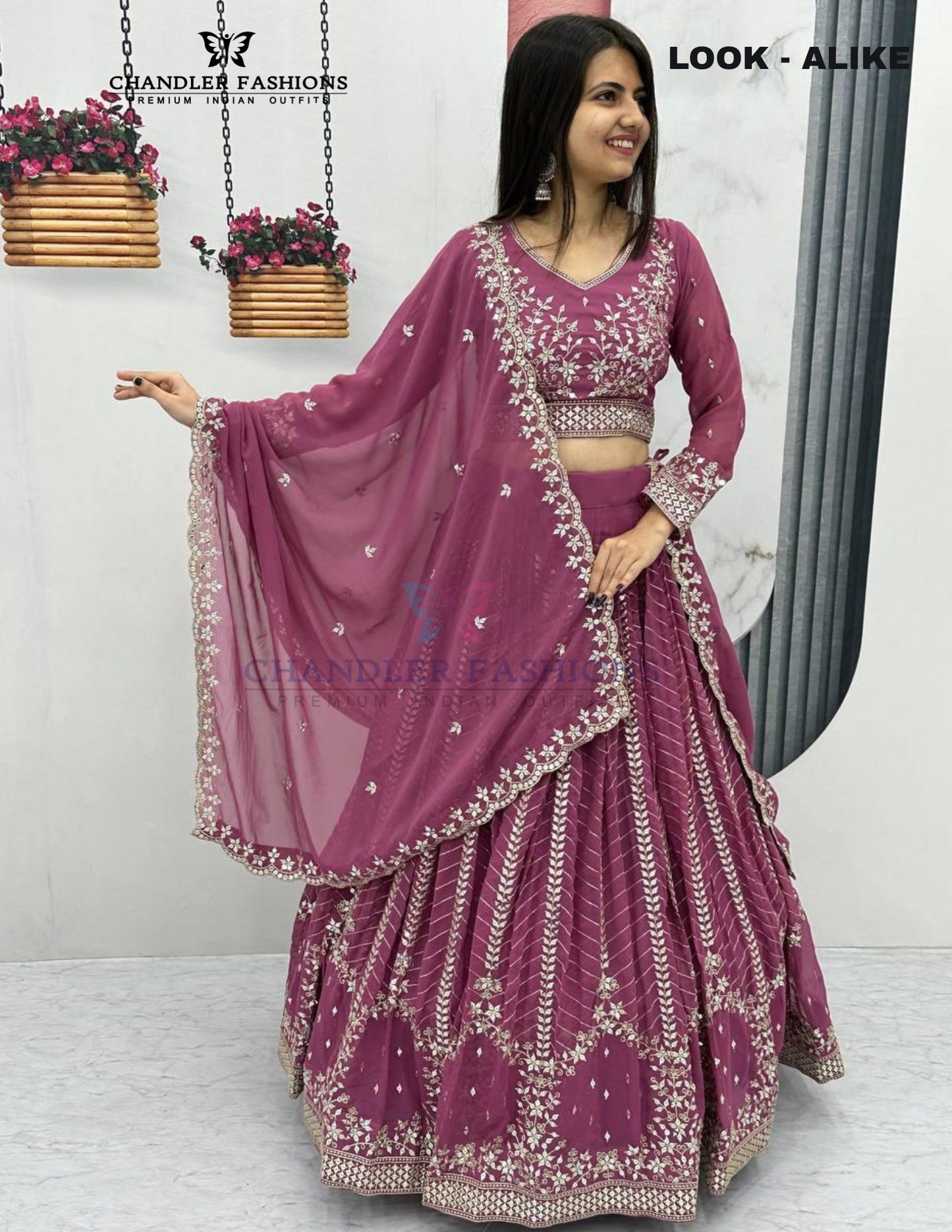 Light Purple Color Embroidery And Sequins Work Lehenga Choli Near Me