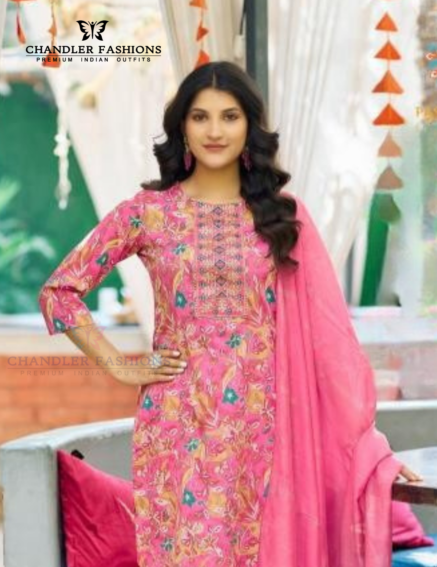 Pink Color Rayon Fancy Embroidery Work Salwar Suits Near Me