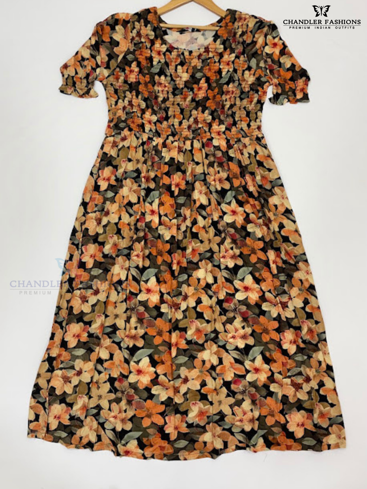 Exquisite Multi Color Elastic Kurti With Flower Design In USA