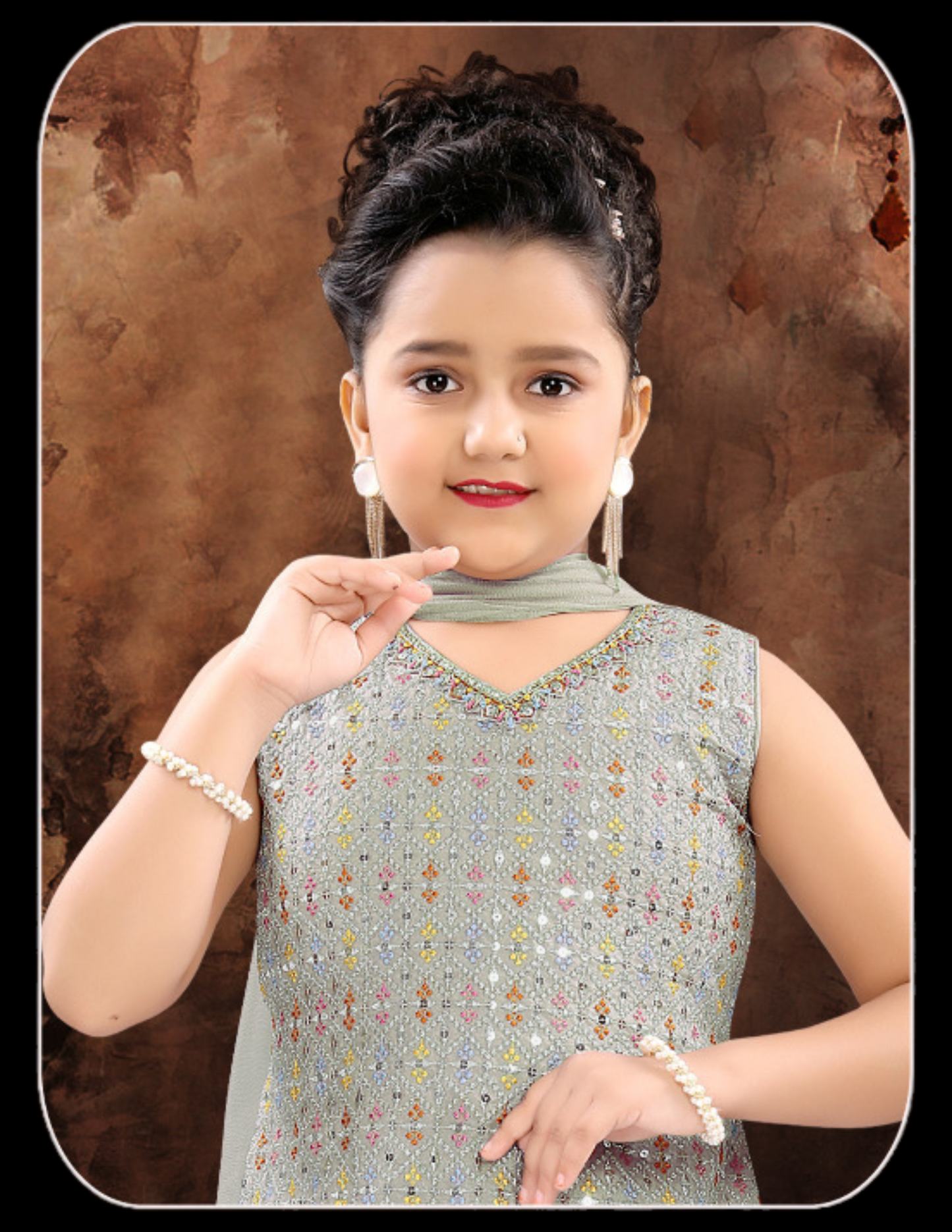 Georgette Embroidery Work Sharara Suit Near me