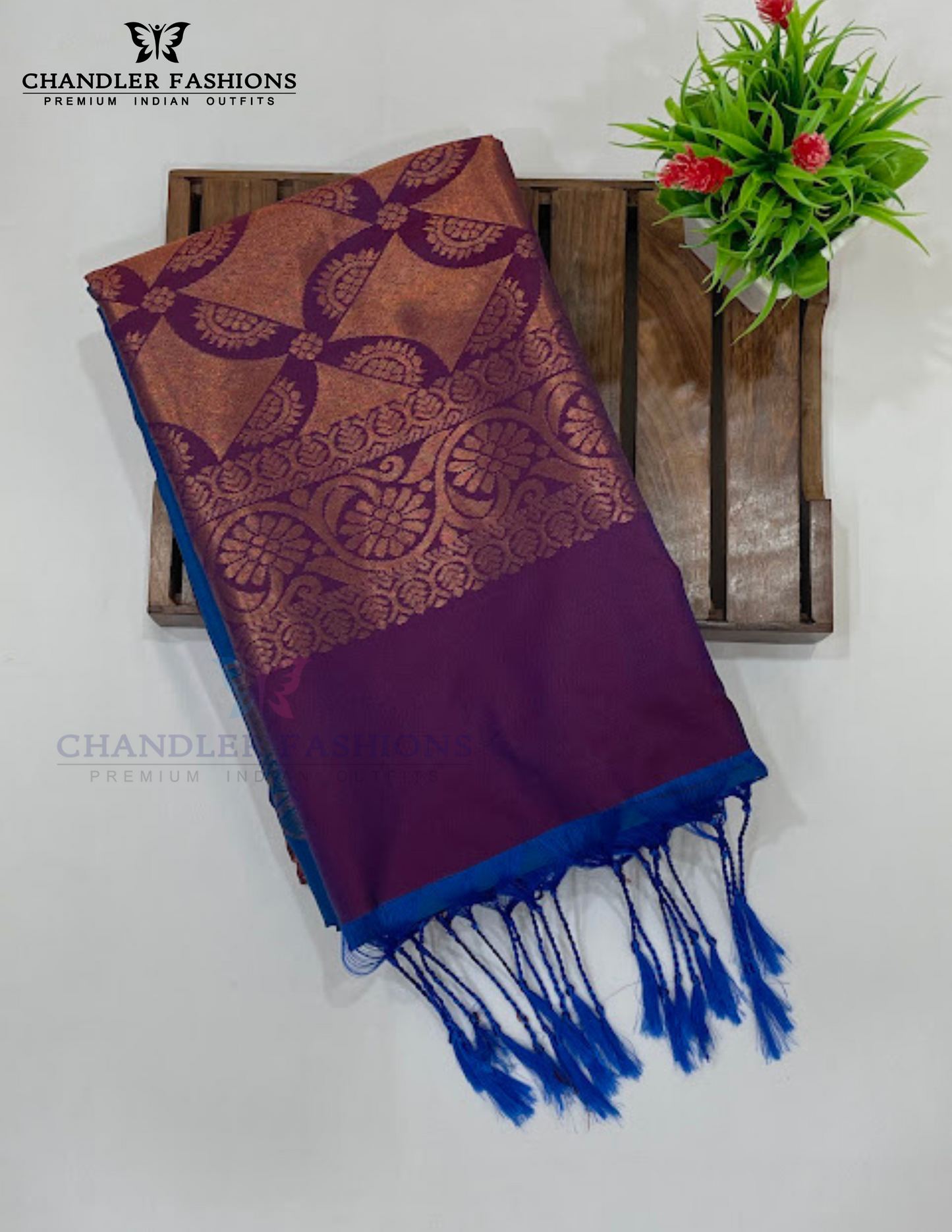 Alluring Blue Color Soft Silk Saree With Contrast Rich Pallu For Women