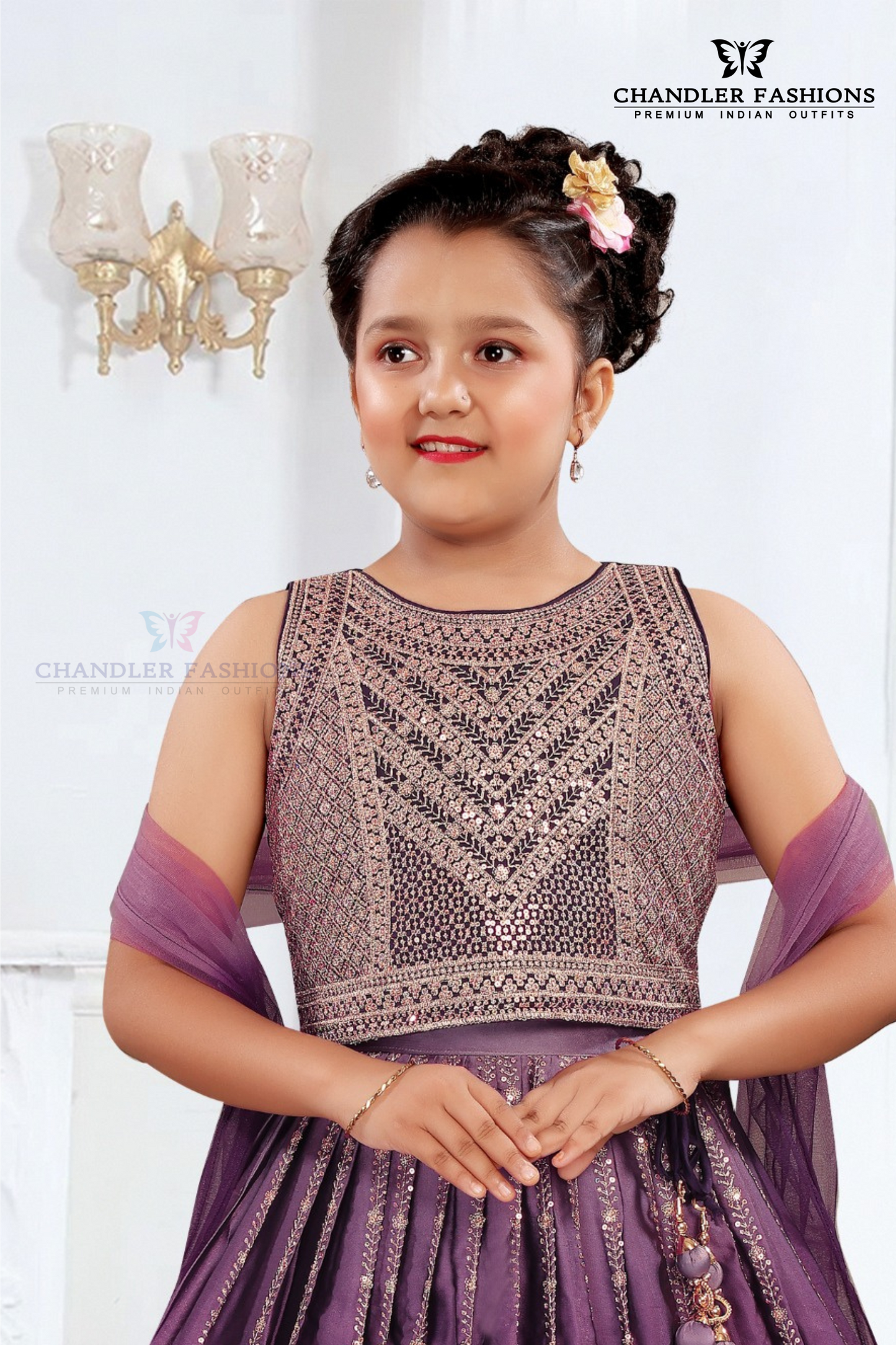 Appealing Purple Color Embroidery And Sequins Work Silk Choli Sets Near Me