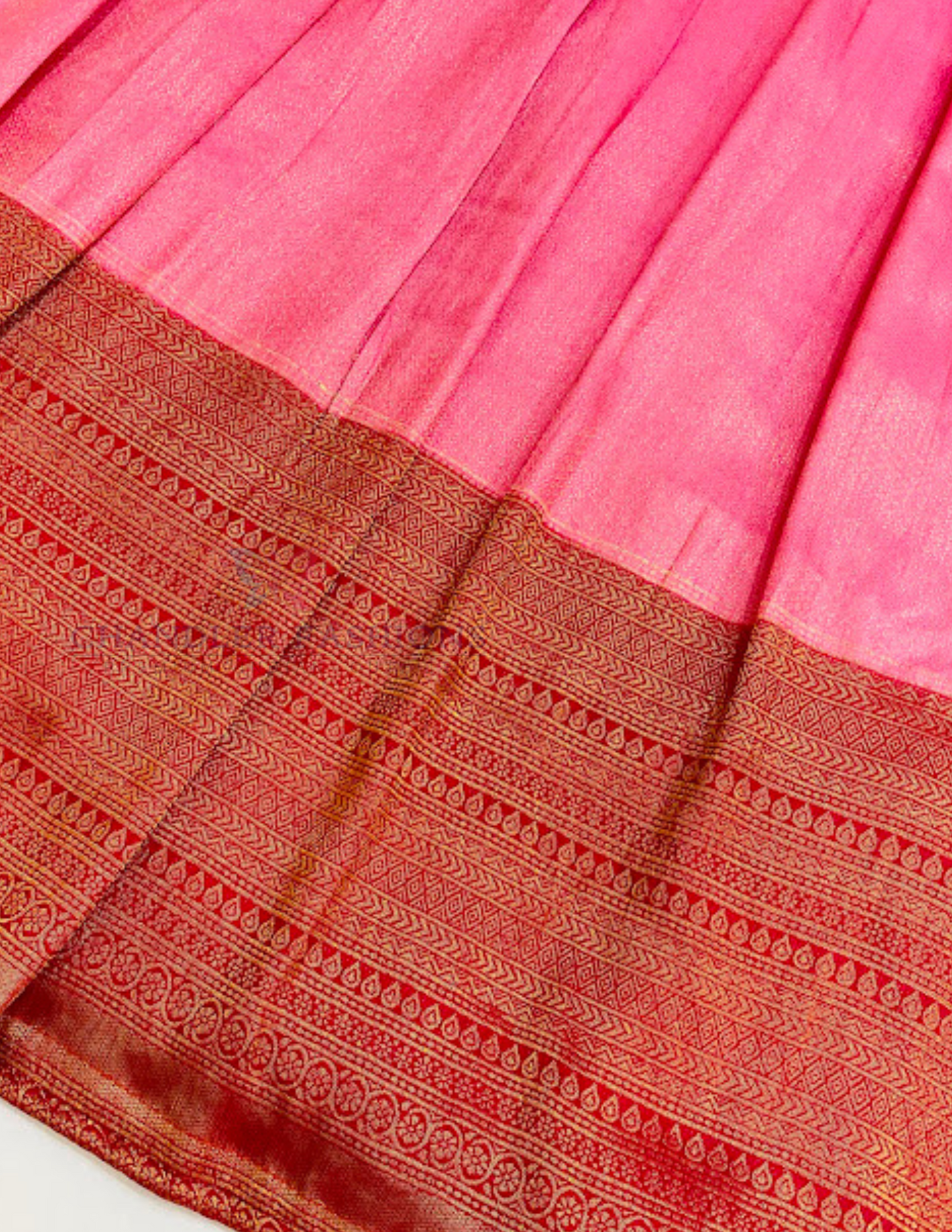 Pink Color Mirror Choli Set For Girls In Mesa