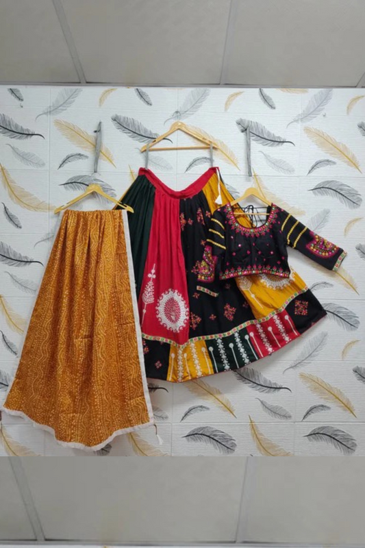 Charming Multi Color Chaniya Choli Lehengasa With Dupatta Set