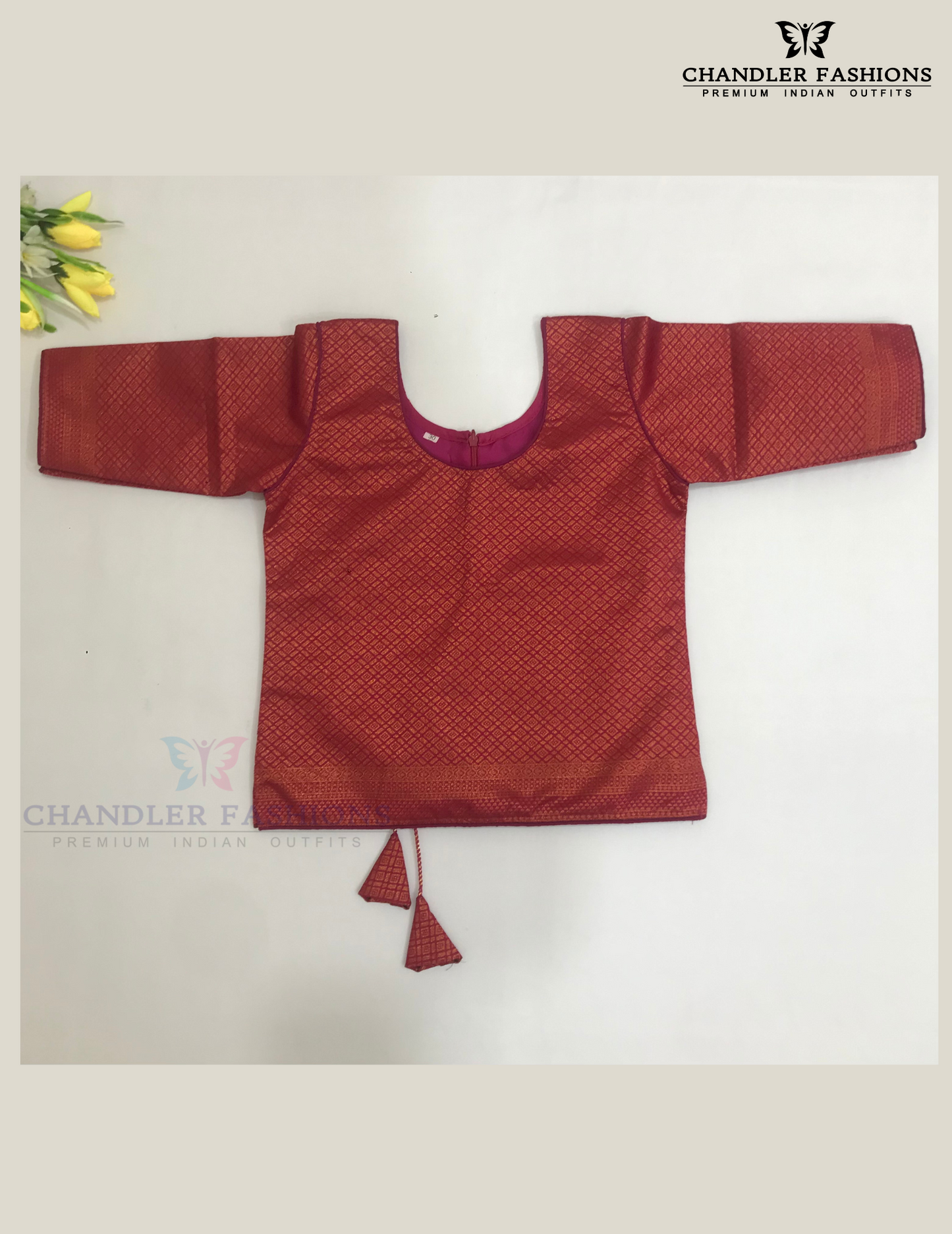 Dark Pink And Green Color Choli Sets In Chandler