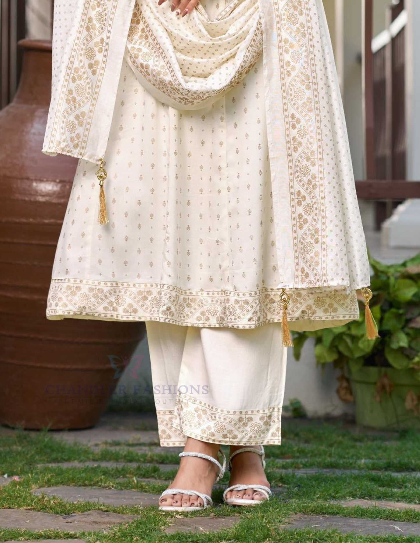 White Color Rayon Salwar Suits In USA