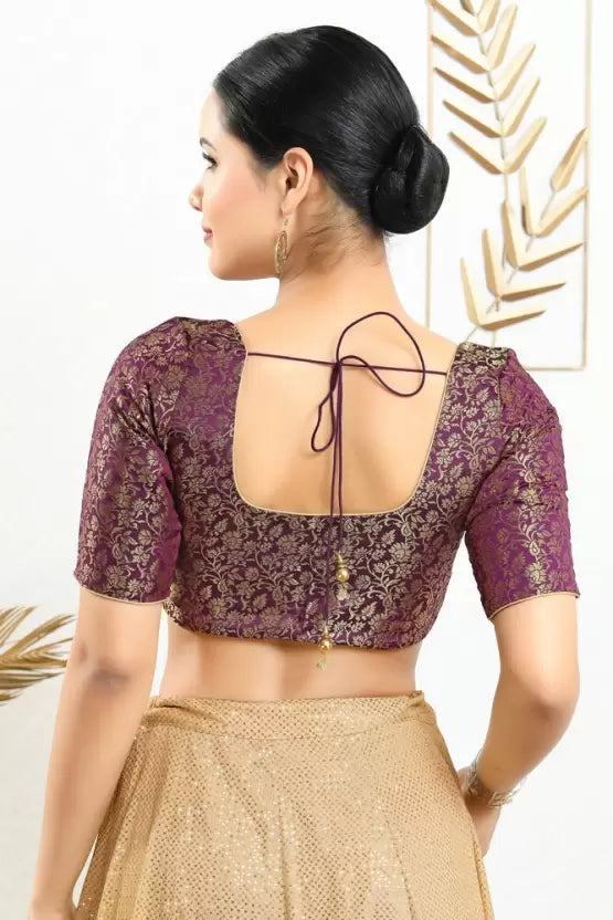 Jacquard Printed Blouse For Women Near Me