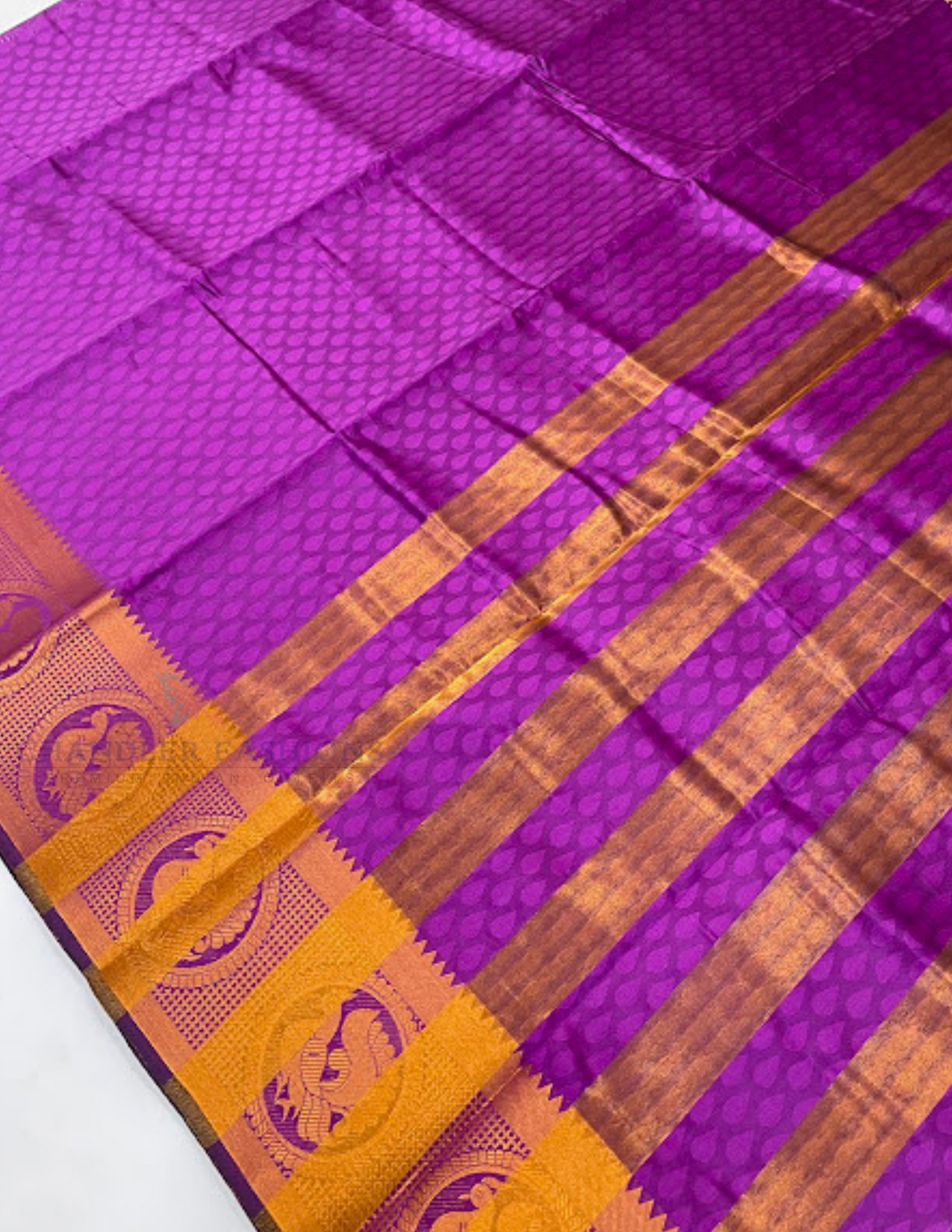 Purple Art Silk Saree With Designer Zari Work In Surprise
