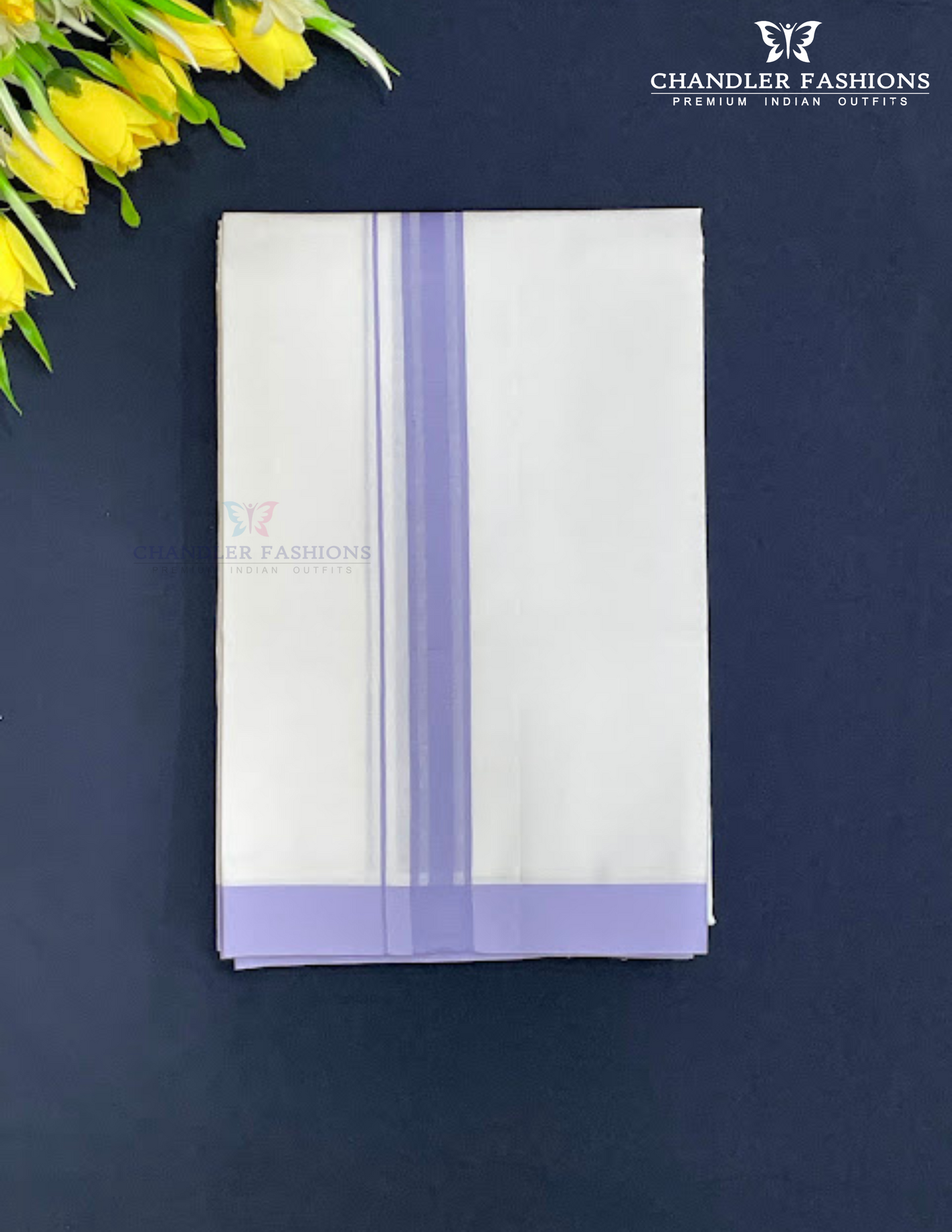 Lavender Colored Shirt And Dhoti Set In Mesa