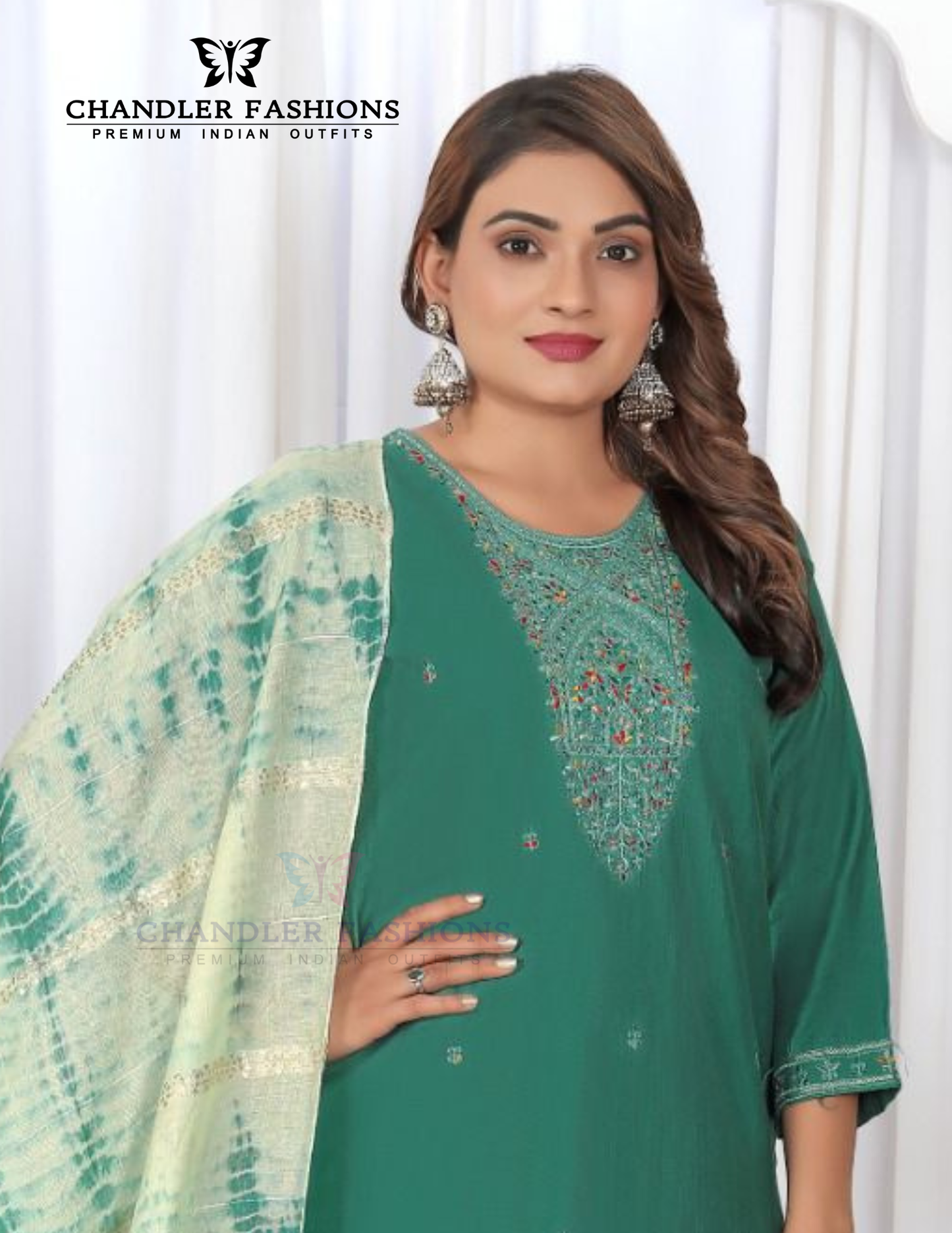 Sea Green Color Viscose With Embroidery Work Salwar Suits Near Me