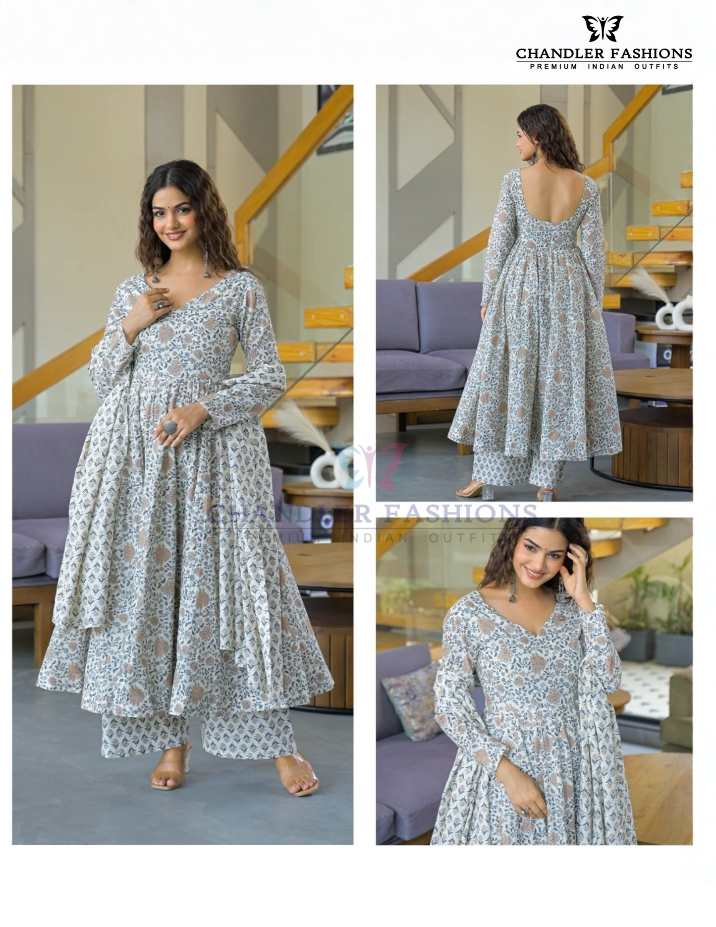 Blue And White Colored Viscose In Tempe