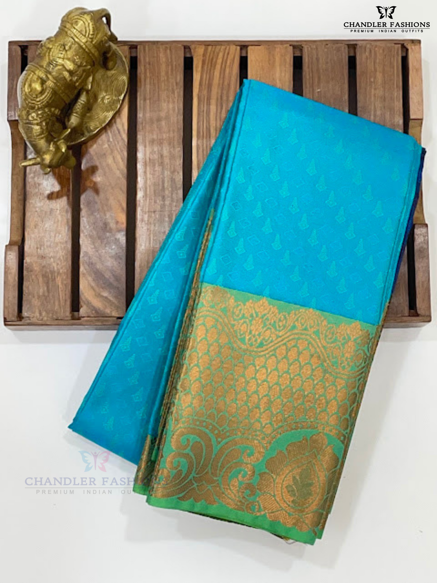 Attractive Blue Color Art Silk Saree With Designer Zari Work In Chandler