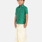 Beautiful Green Color Dhoti Sets For Kids