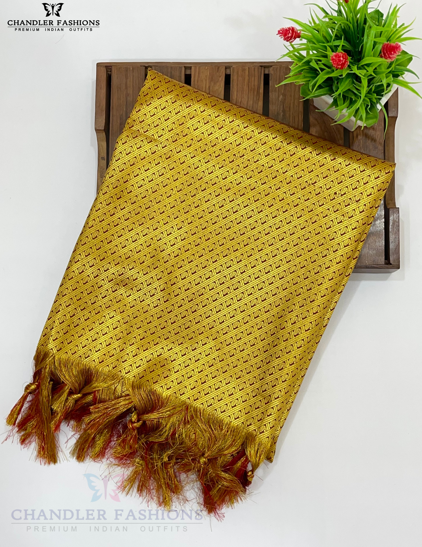Beautiful Maroon Color Silk Shawl In Chandler